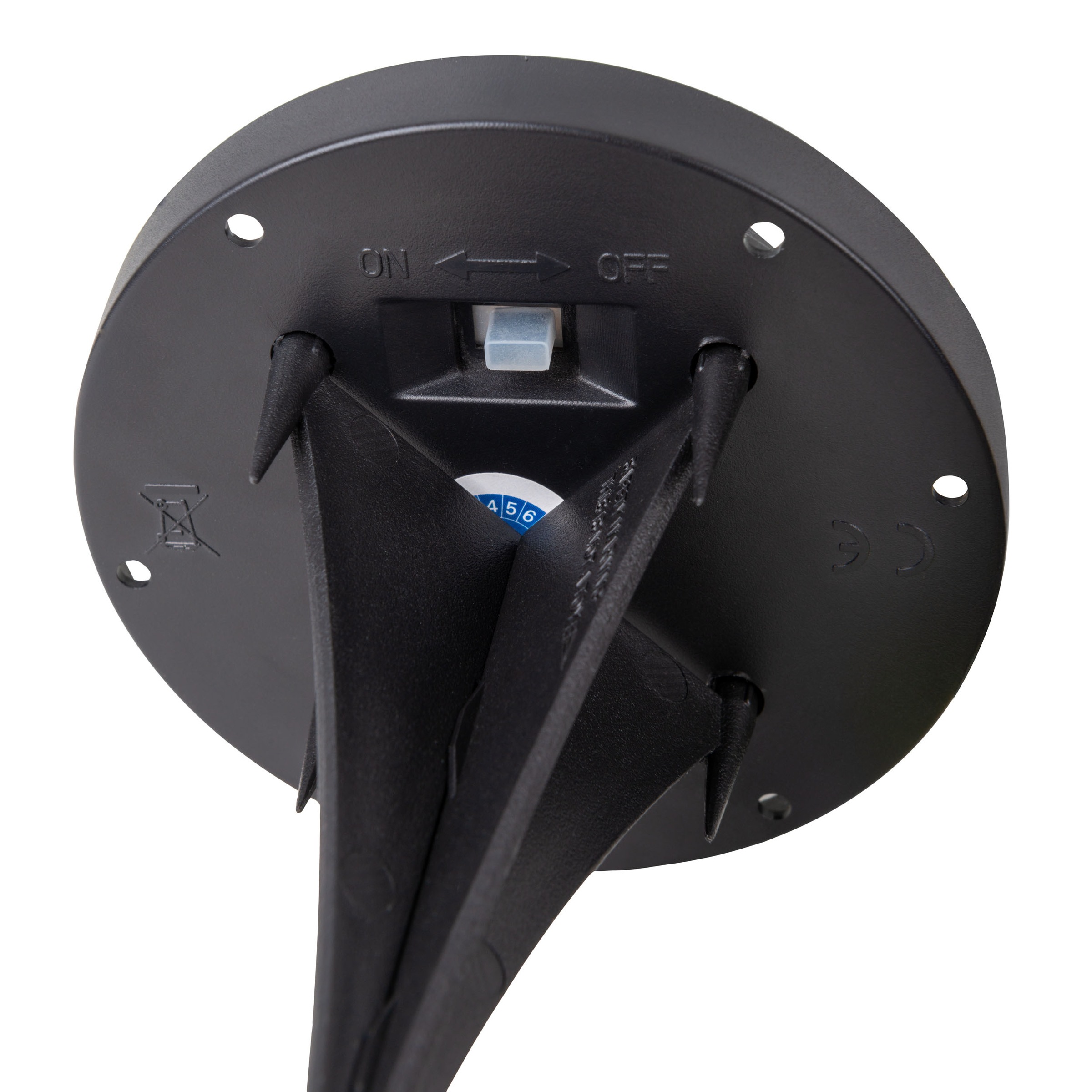 näve LED Solarleuchte »Guri«, 2 flammig, Leuchtmittel LED-Modul | LED fest integriert, 2er Set Dekoerdspieß, transparent/schwarz, Glassteinoptik, warmweiß