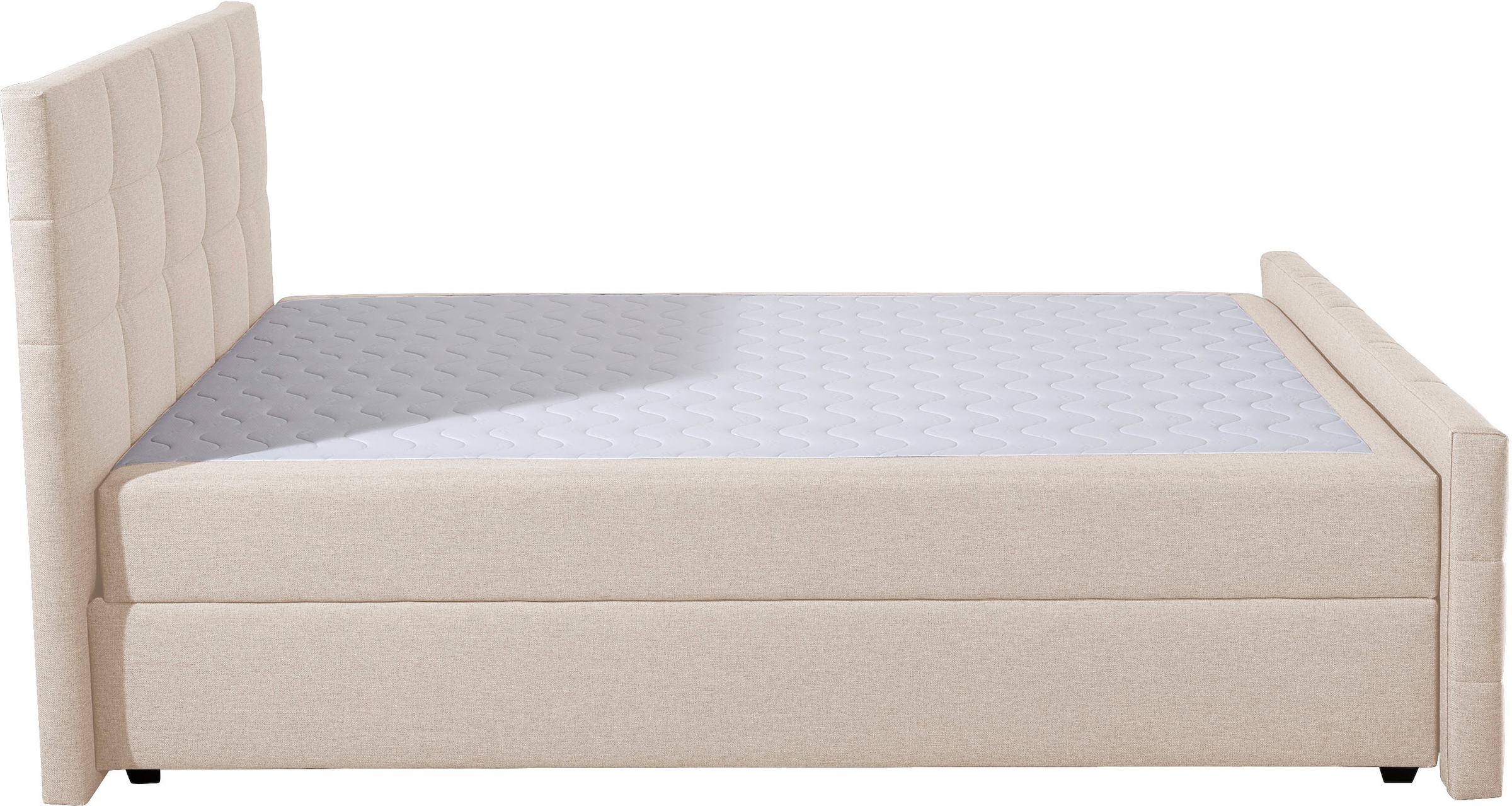 Home affaire Boxbett Boxbett mit Bettkasten und Fußteil, inkl. Topper