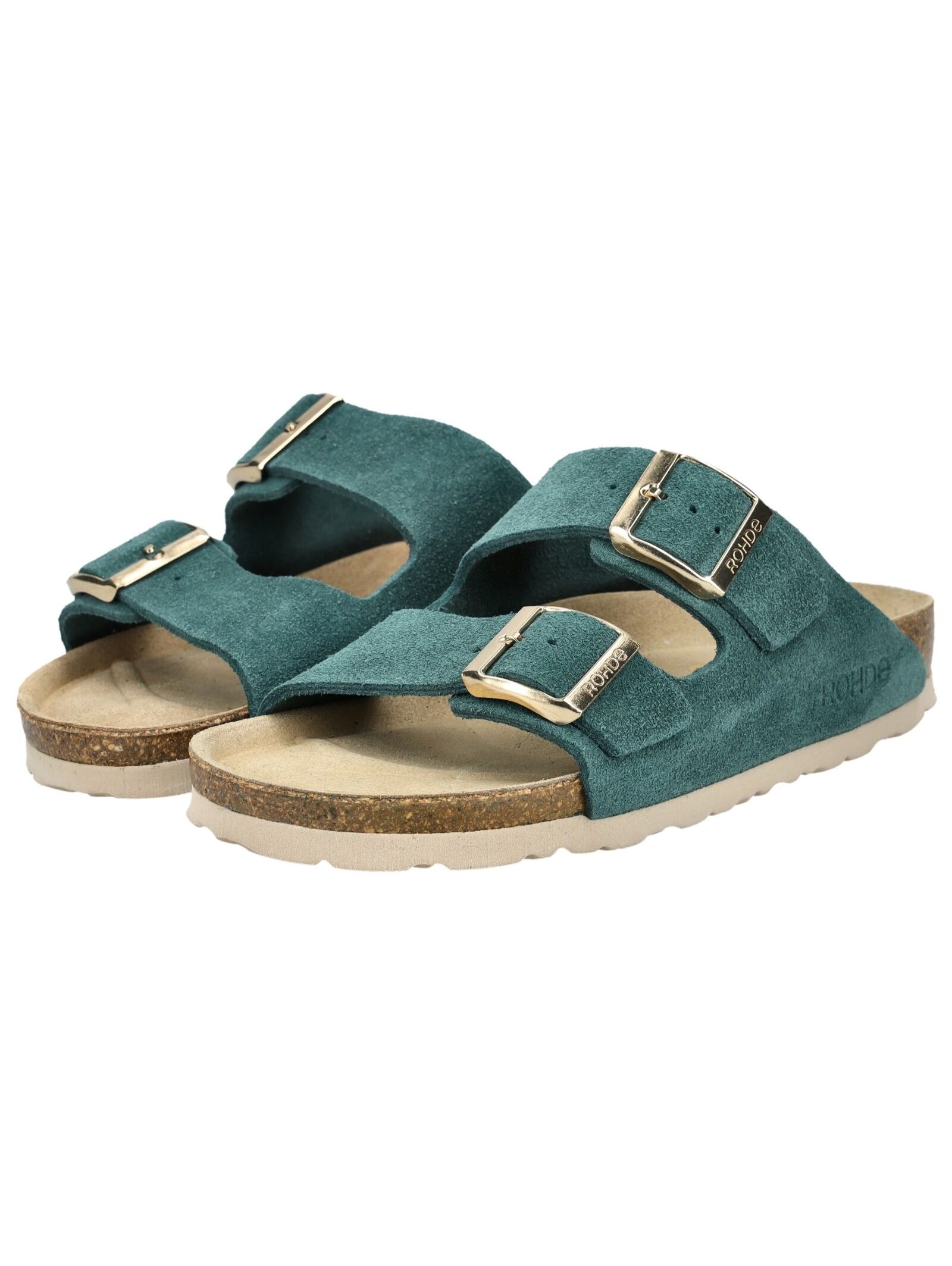 Rohde Hausschuh »Rohde Pantoletten Veloursleder«