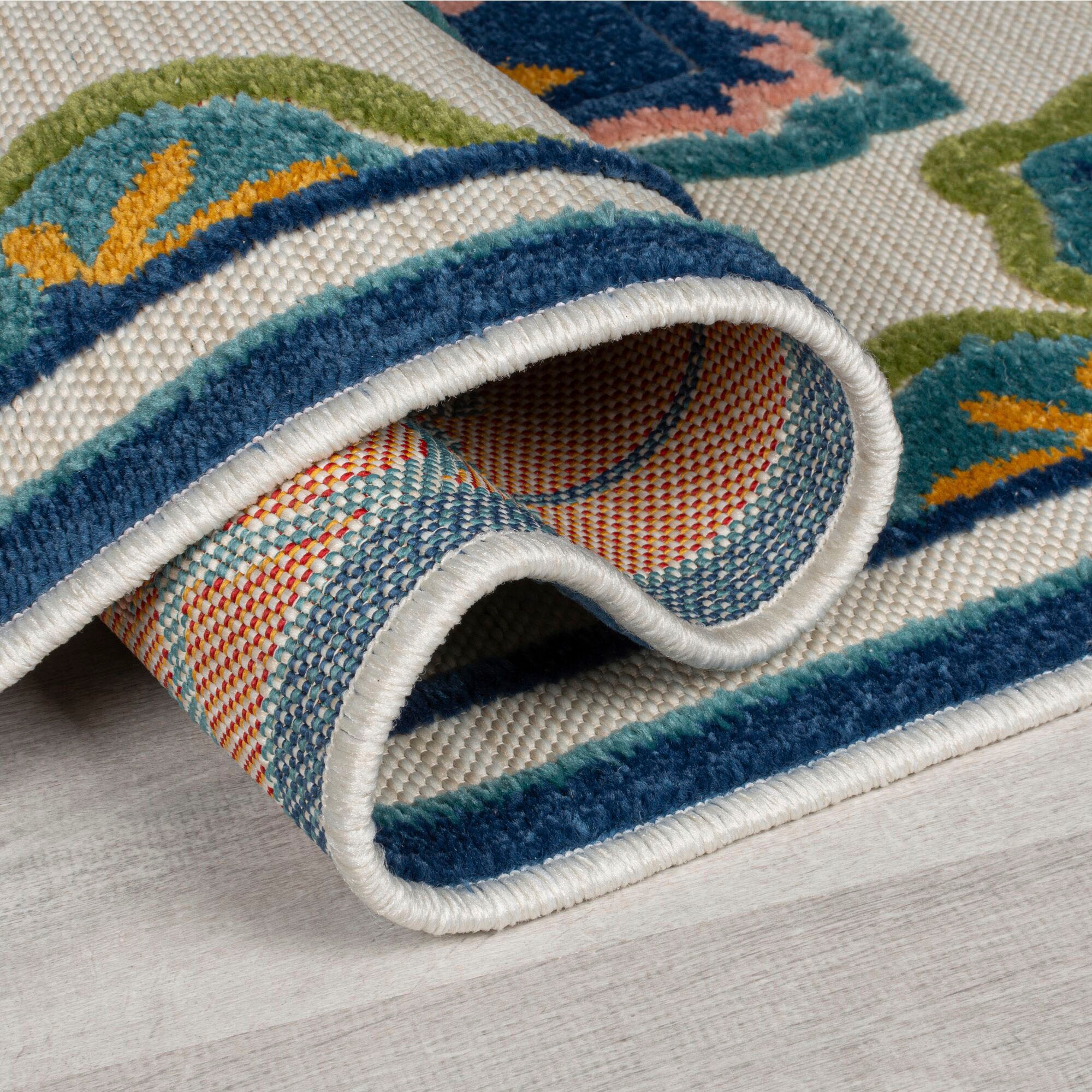 Thumbnail - FLAIR RUGS Teppich "Beach", rechteckig, 3 mm Höhe, Outdoor Teppich