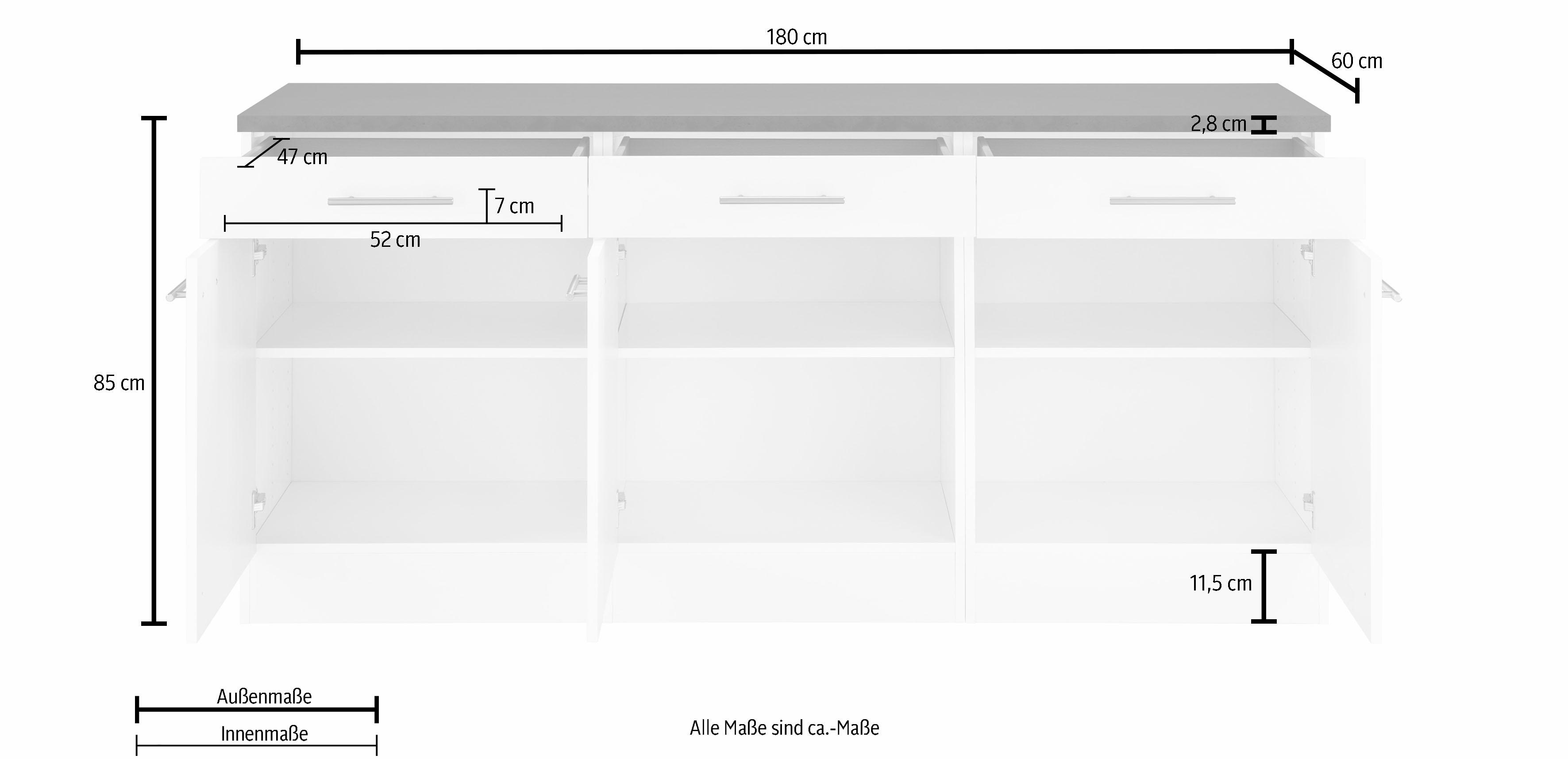 Thumbnail - OPTIFIT Unterschrank "Mini", Breite 180 cm