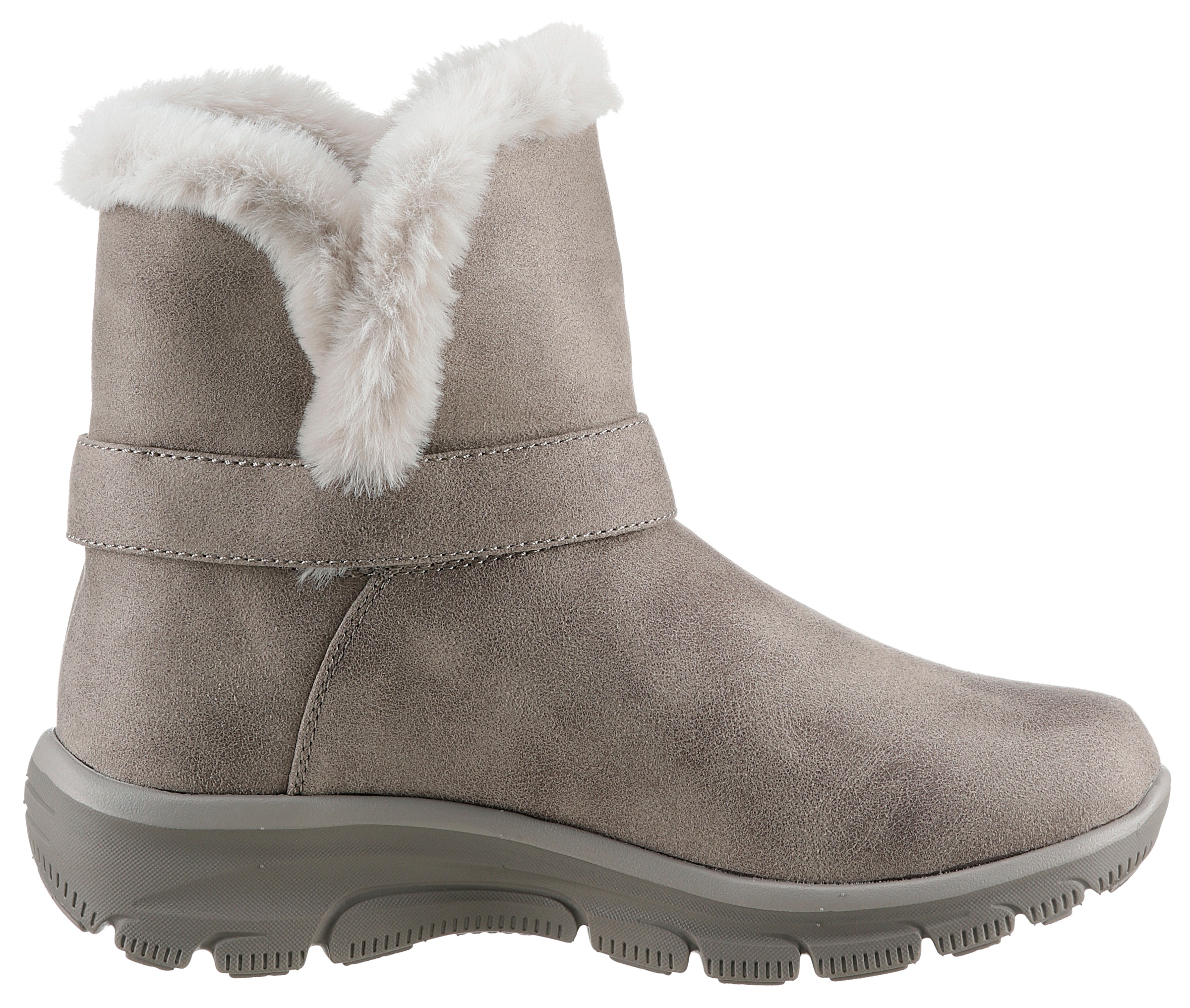 Skechers Winterstiefel »EASY GOING-DREAMERS MOVE«, Schlupfstiefel, Snowboots, Winterschuh mit Slip-Ins Schafteinstieg