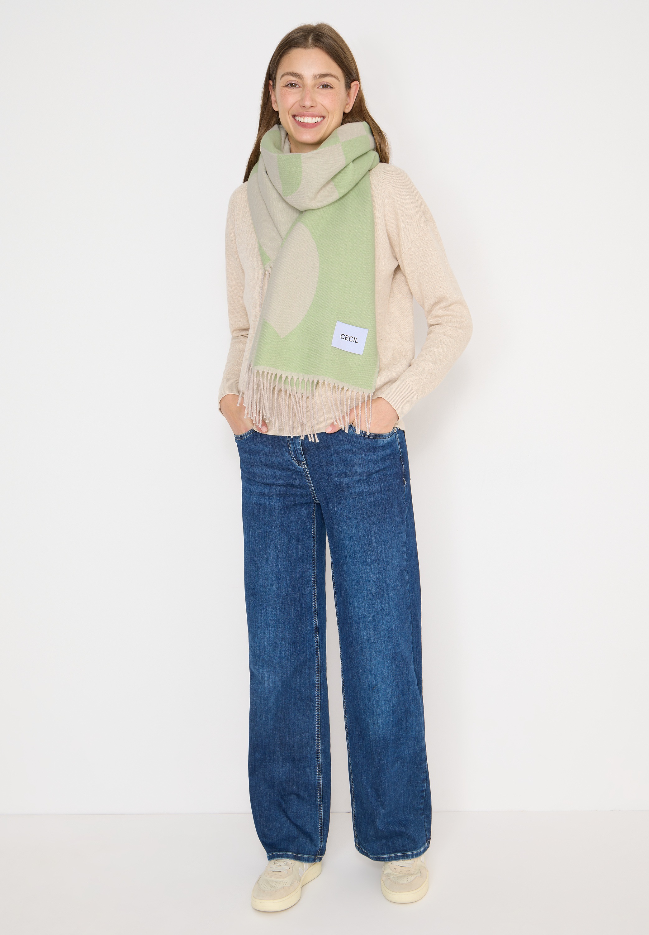 Cecil Schal mit Wordingprint