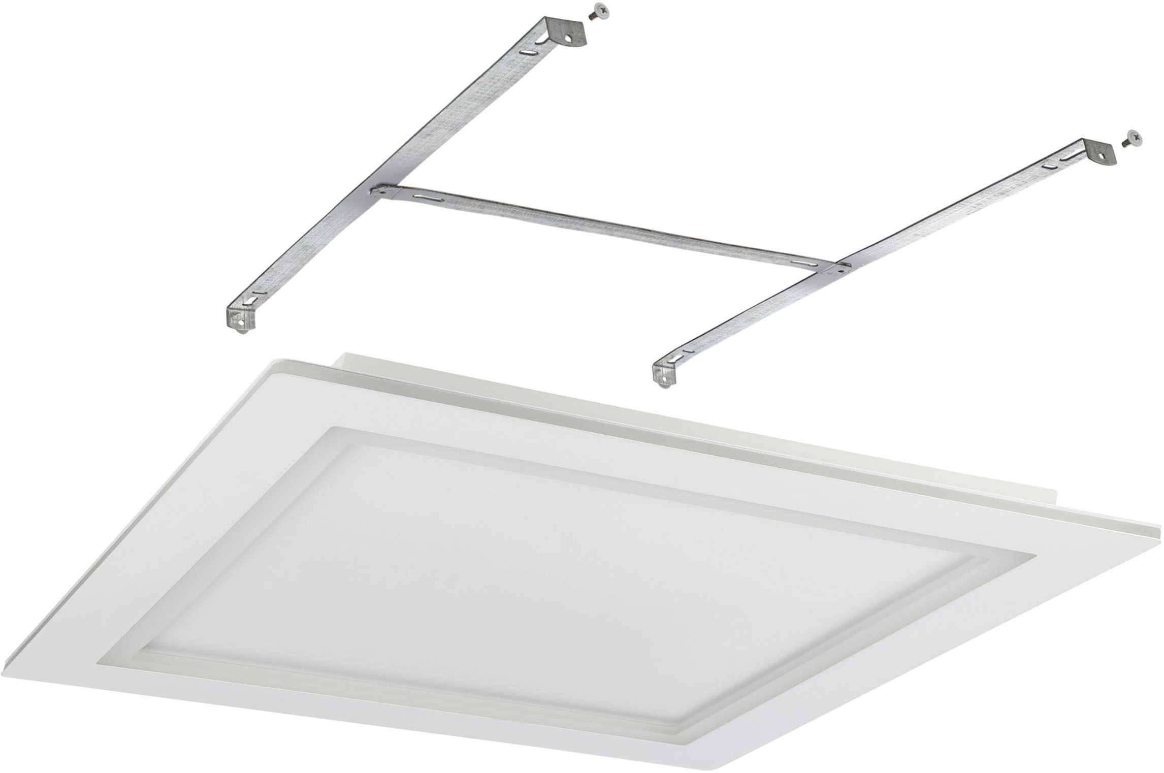 EGLO Deckenleuchte »Padrogiano-Z Deckenlampe, ZigBee 3.0, App und Sprachsteuerung, Lampe« LED-Modul 1 Stk. Kaltweiß | RGB ZigBee, App und Sprachsteuerung Alexa, RGB, dimmbare Deckenlampe, 60cm