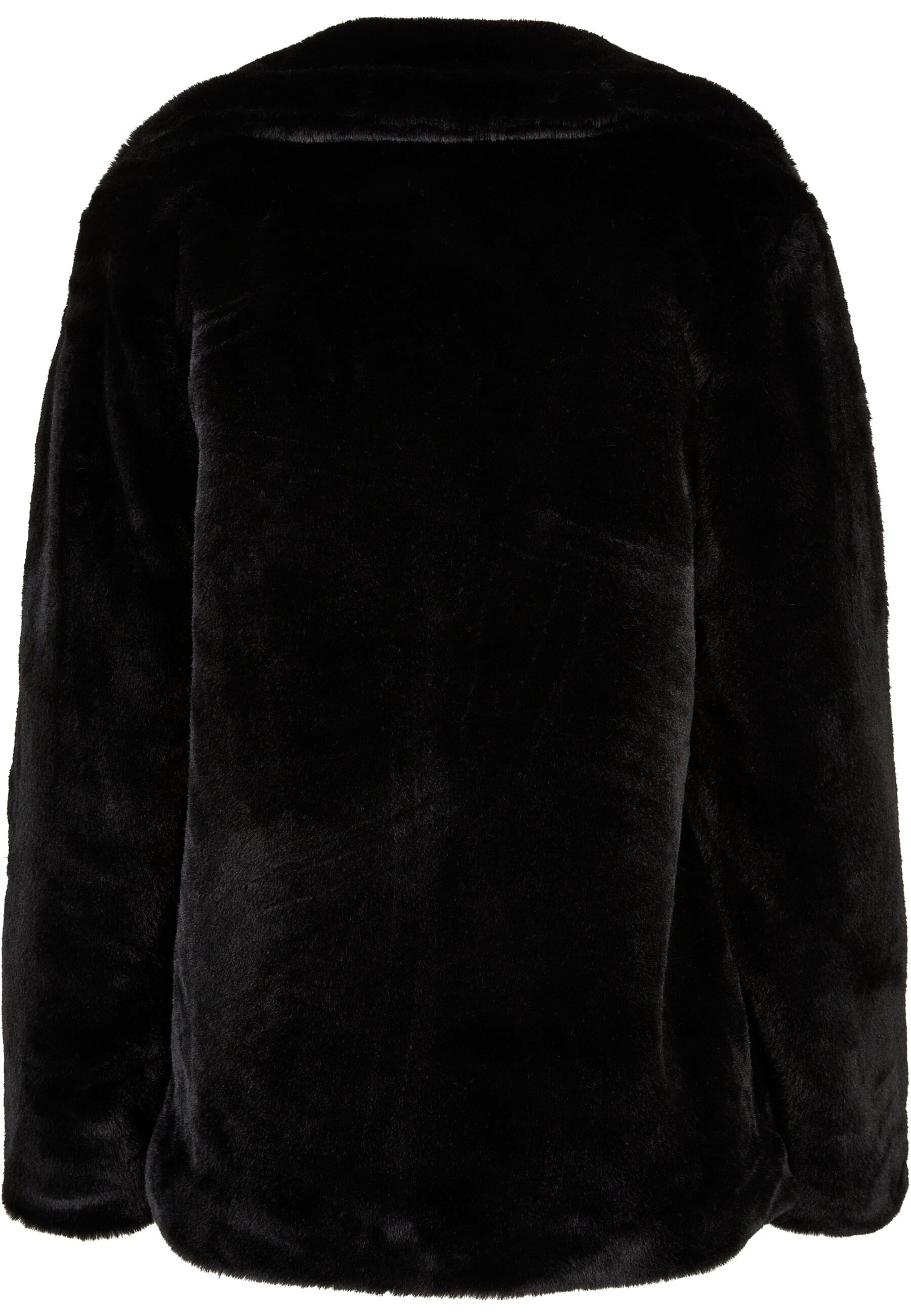 URBAN CLASSICS Winterjacke »Urban Classics Damen Ladies Lapel Teddy Jacket«, (1 St.), ohne Kapuze