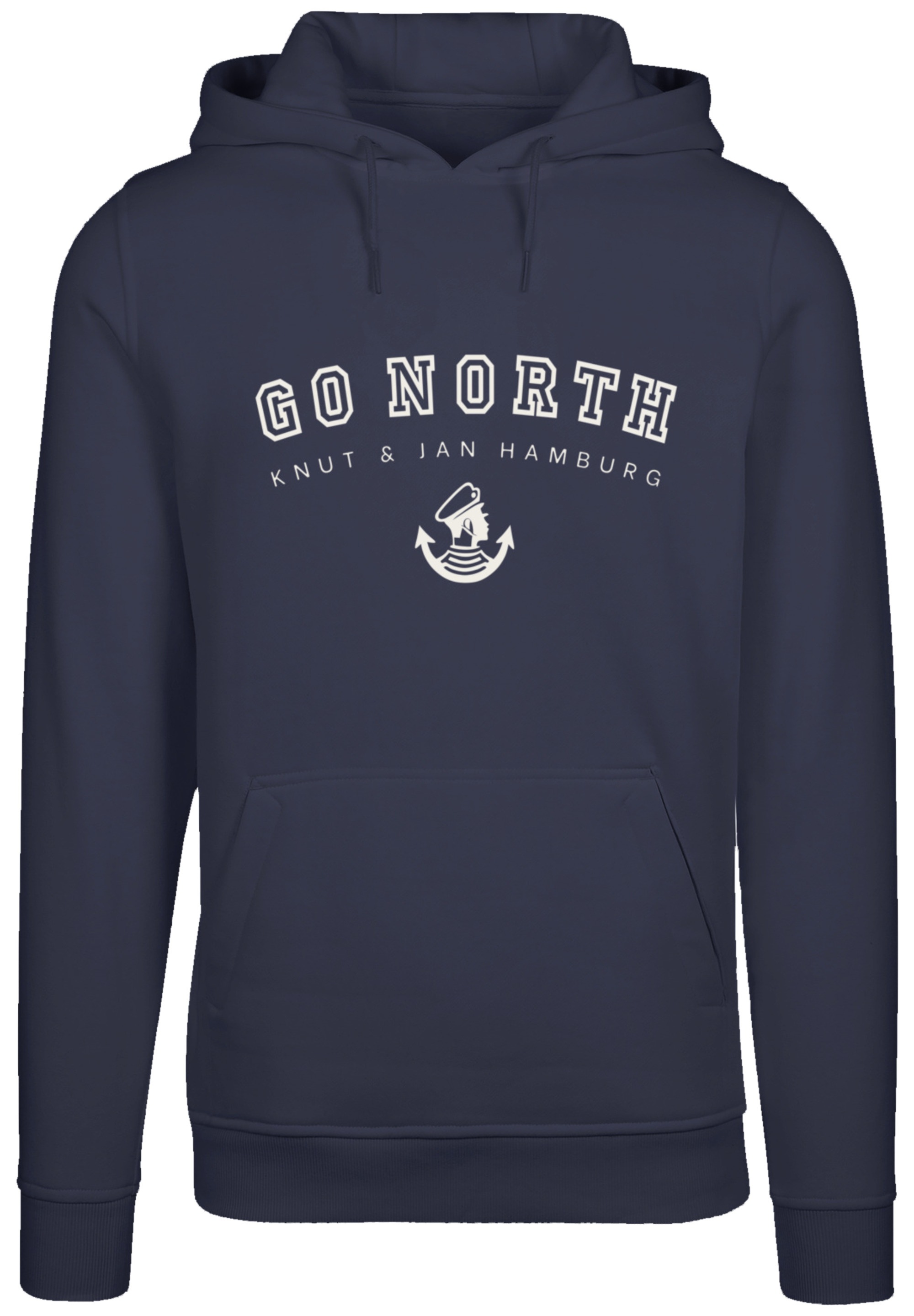 F4NT4STIC Kapuzenpullover »Go North«, Print