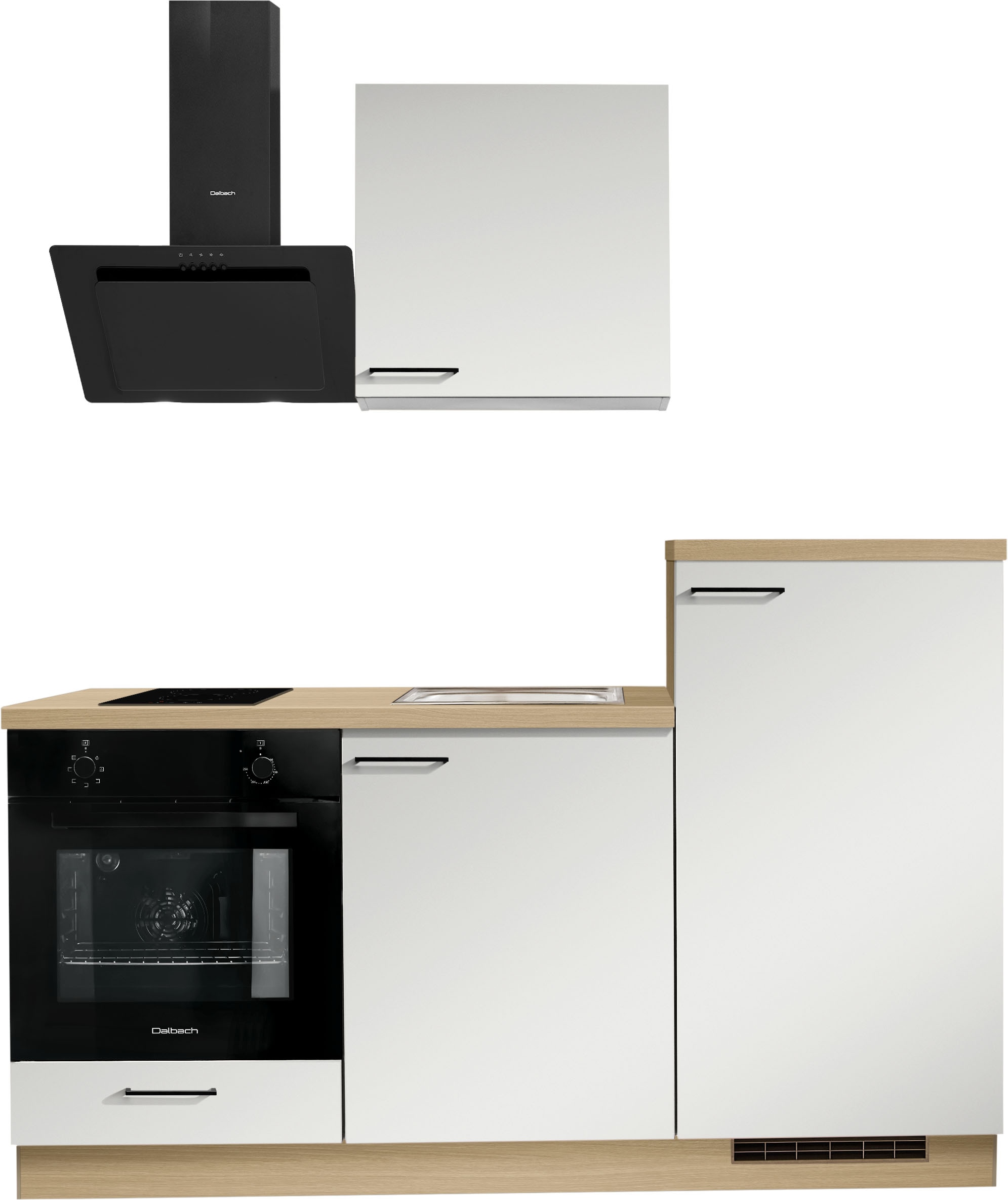 KOCHSTATION "KS-Solmera" Breite 180cm, vormontiert, wahlweise mit E-Geräten