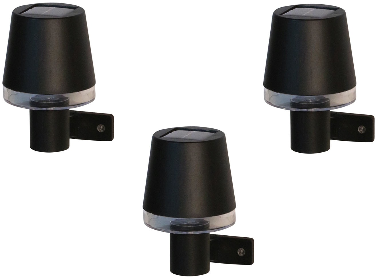 LUXFORM Außen-Wandleuchte "Solar-Wandleuchte - Cala dOr - 3 Stück" LED-Modu günstig online kaufen