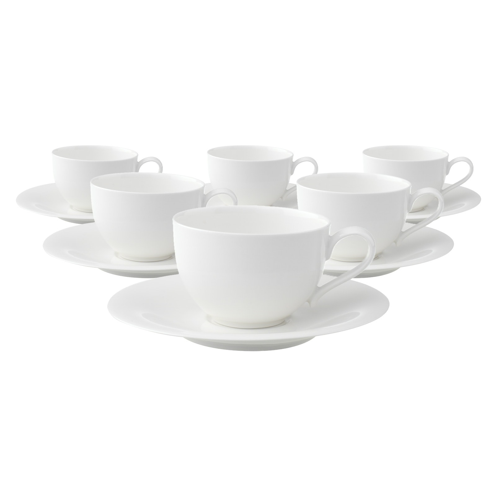 Villeroy & Boch Tasse "Kaffeetassen mit Untertassen New Cottage Basic 150 m günstig online kaufen