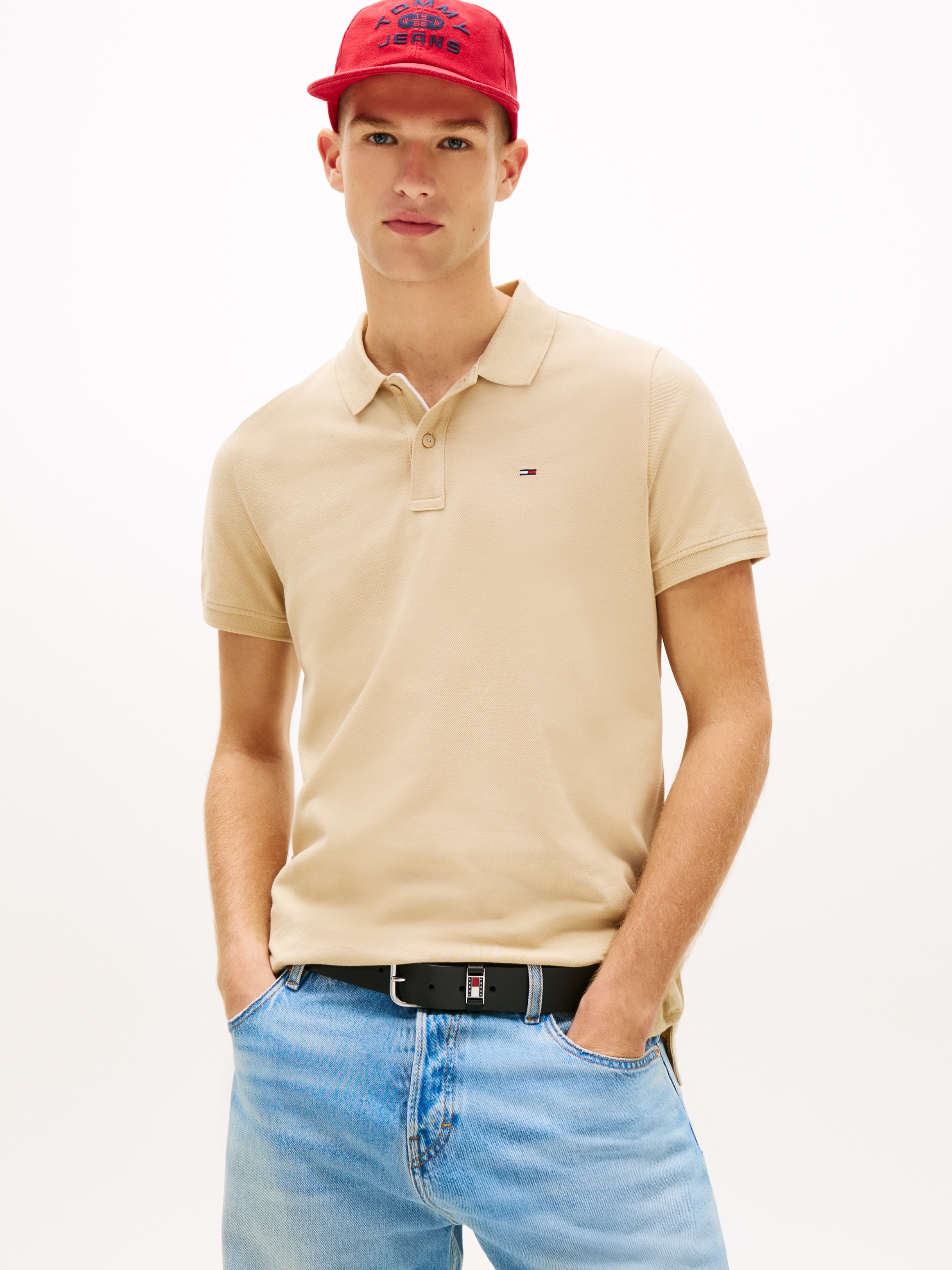 Tommy Jeans Poloshirt "TJM SLIM PLACKET POLO EXT" günstig online kaufen