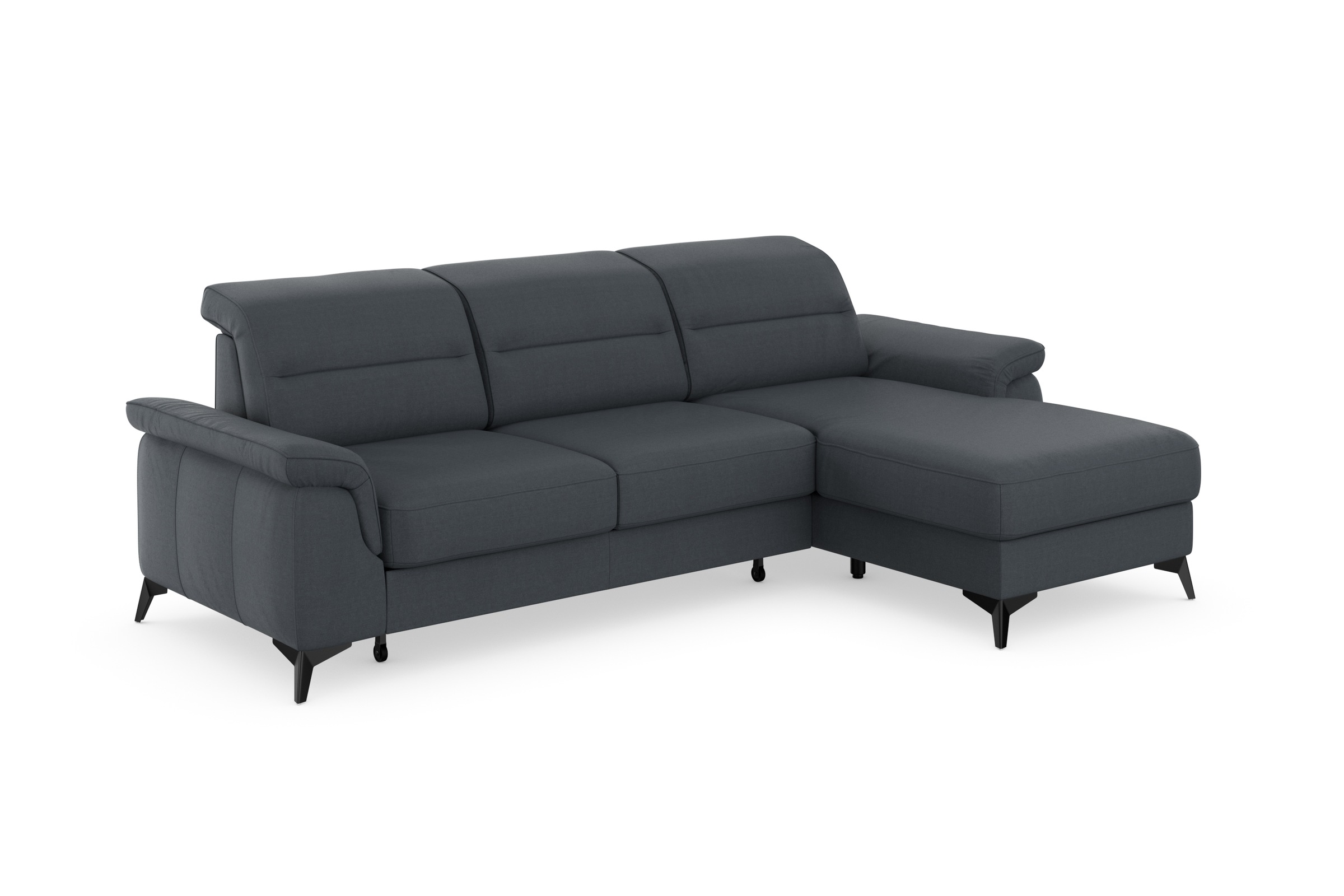 sit&more Ecksofa »Sinatra L-Form«, mit Recamiere, optional mit Kopfteilverstellung und Armteilfunktion