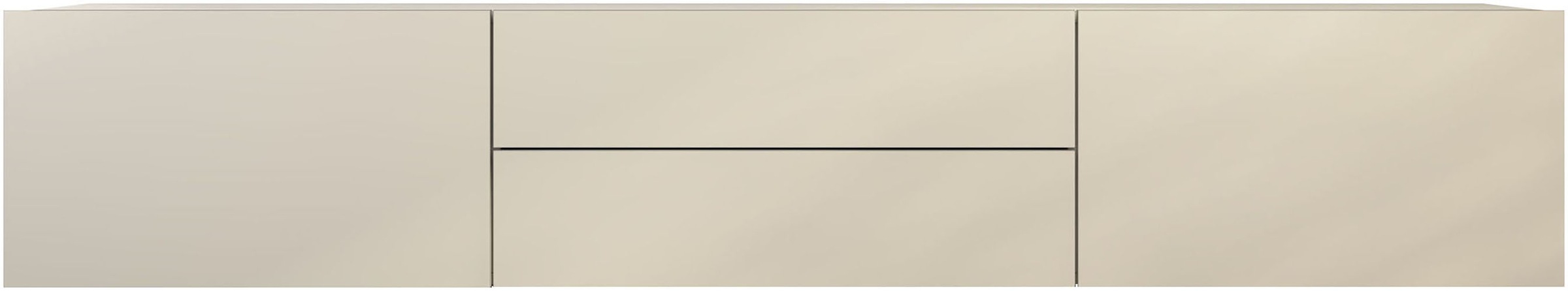 Thumbnail - borchardt Möbel Lowboard "Sophia" Breite 200 cm mit 2 Klappen und 2 Schubkästen, stehend und hängend