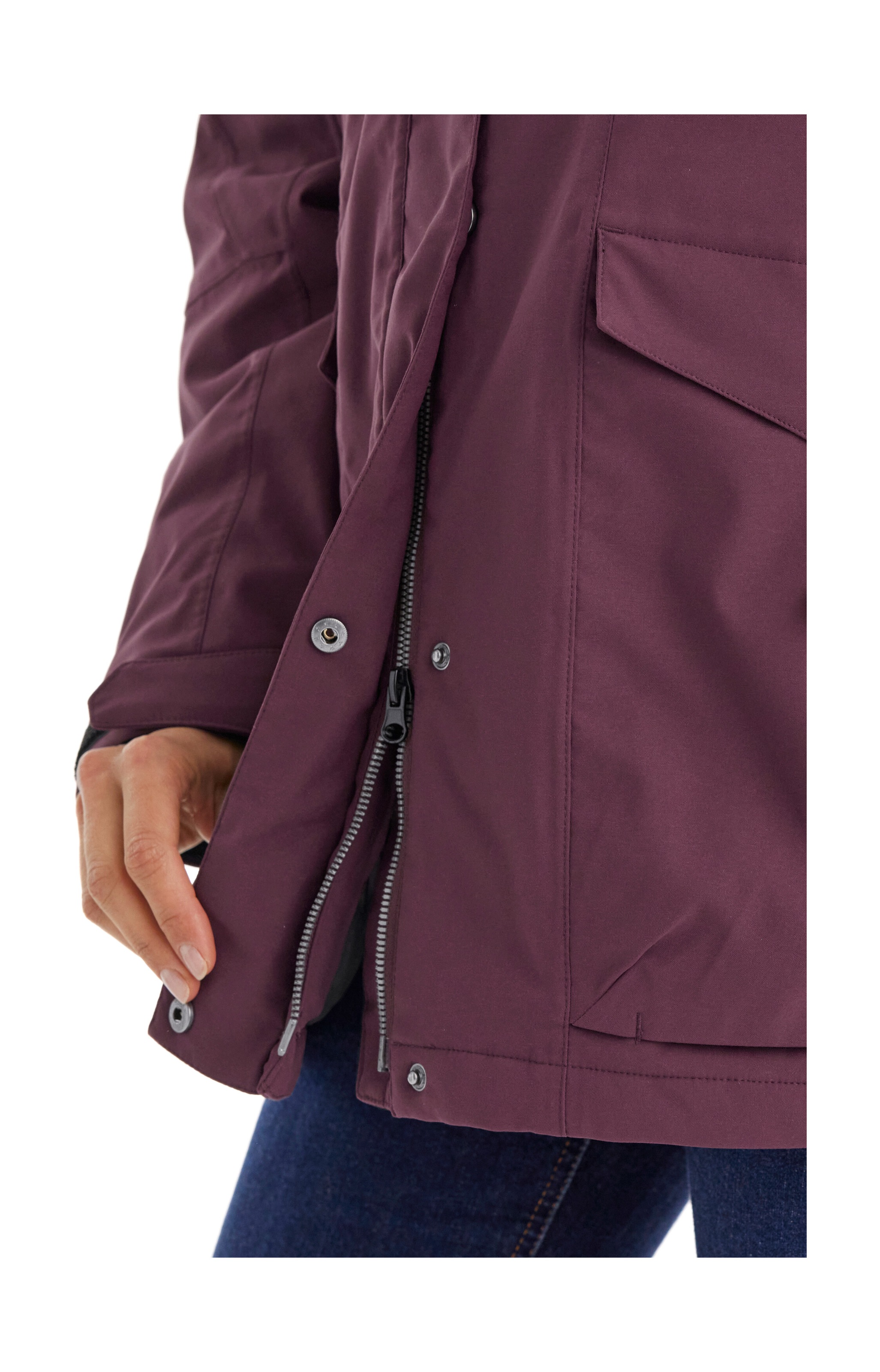 Killtec Funktionsjacke »Damen Jacke«, Wasserdichte, atmungsaktive Damenjacke mit abnehmbarer Kapuze