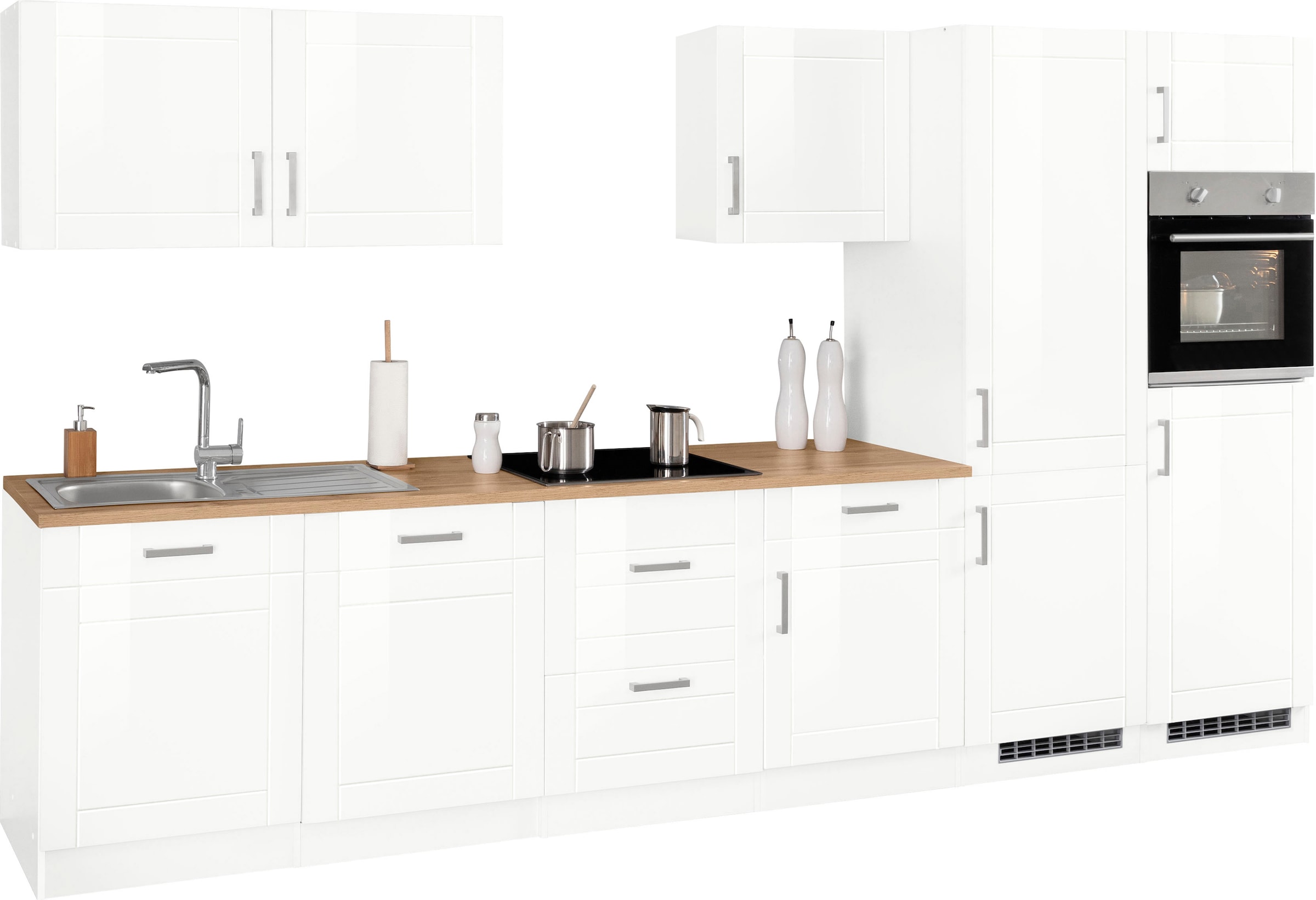 KOCHSTATION Küchenzeile "KS-Tinnum" ohne E-Geräte, Breite 360 cm günstig online kaufen