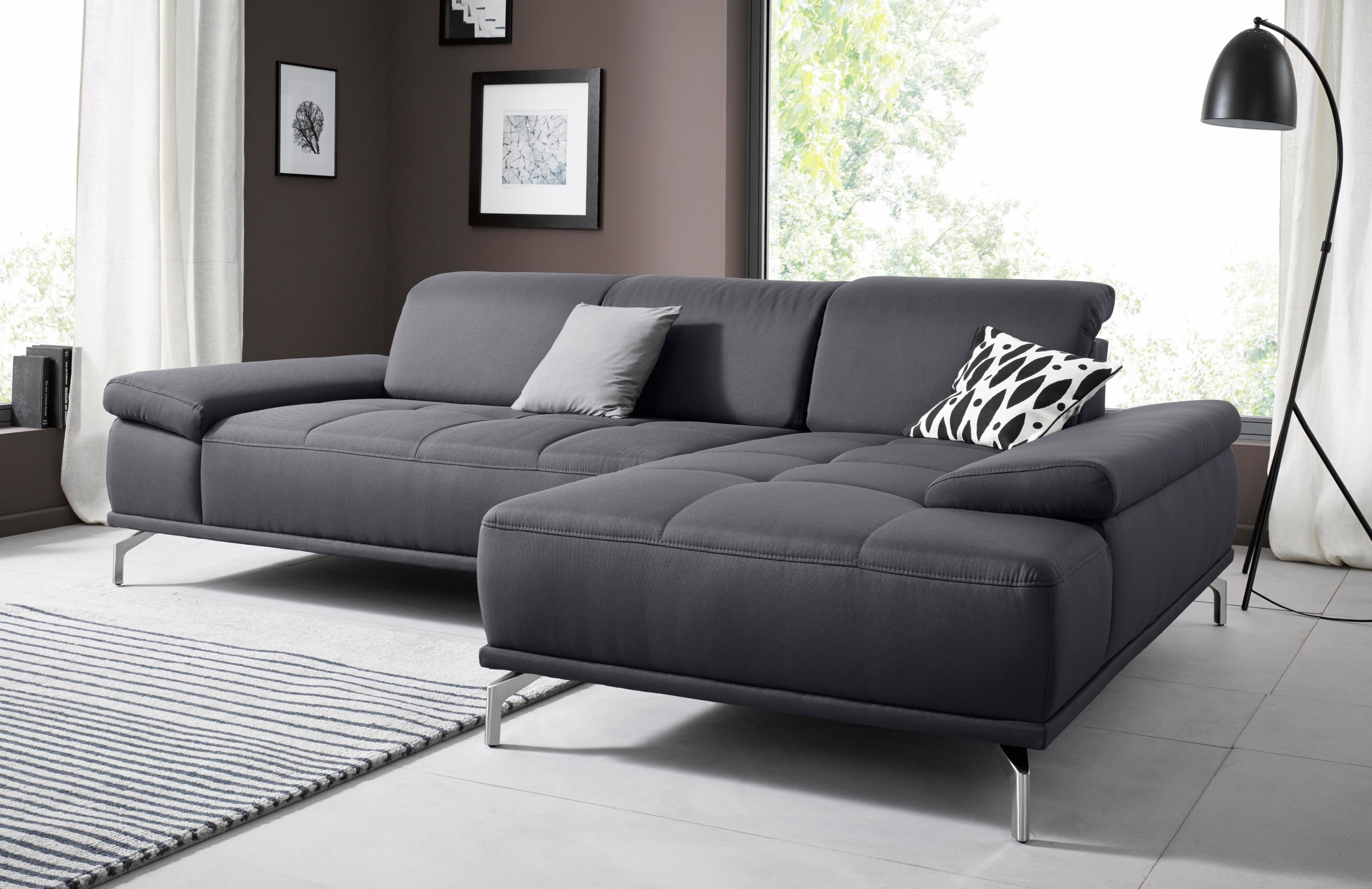 Places of Style Ecksofa »Caluna«, Inkl.Sitztiefenverstellung