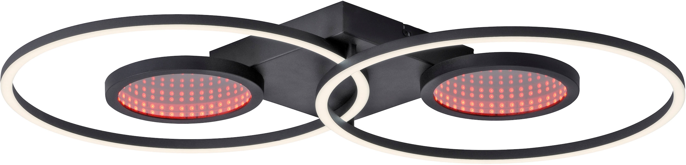 JUST LIGHT Deckenleuchte »TUNEL« LED-Board 1 Stk. warmweiß - kaltweiß