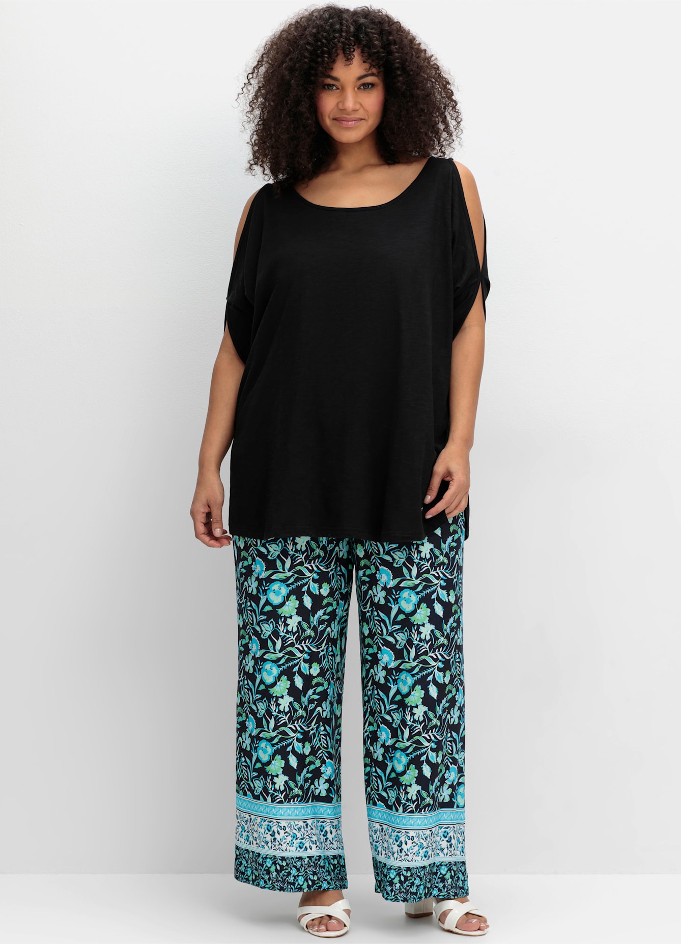 Sheego Longshirt "Longshirt" 1 Stk. tlg. günstig online kaufen