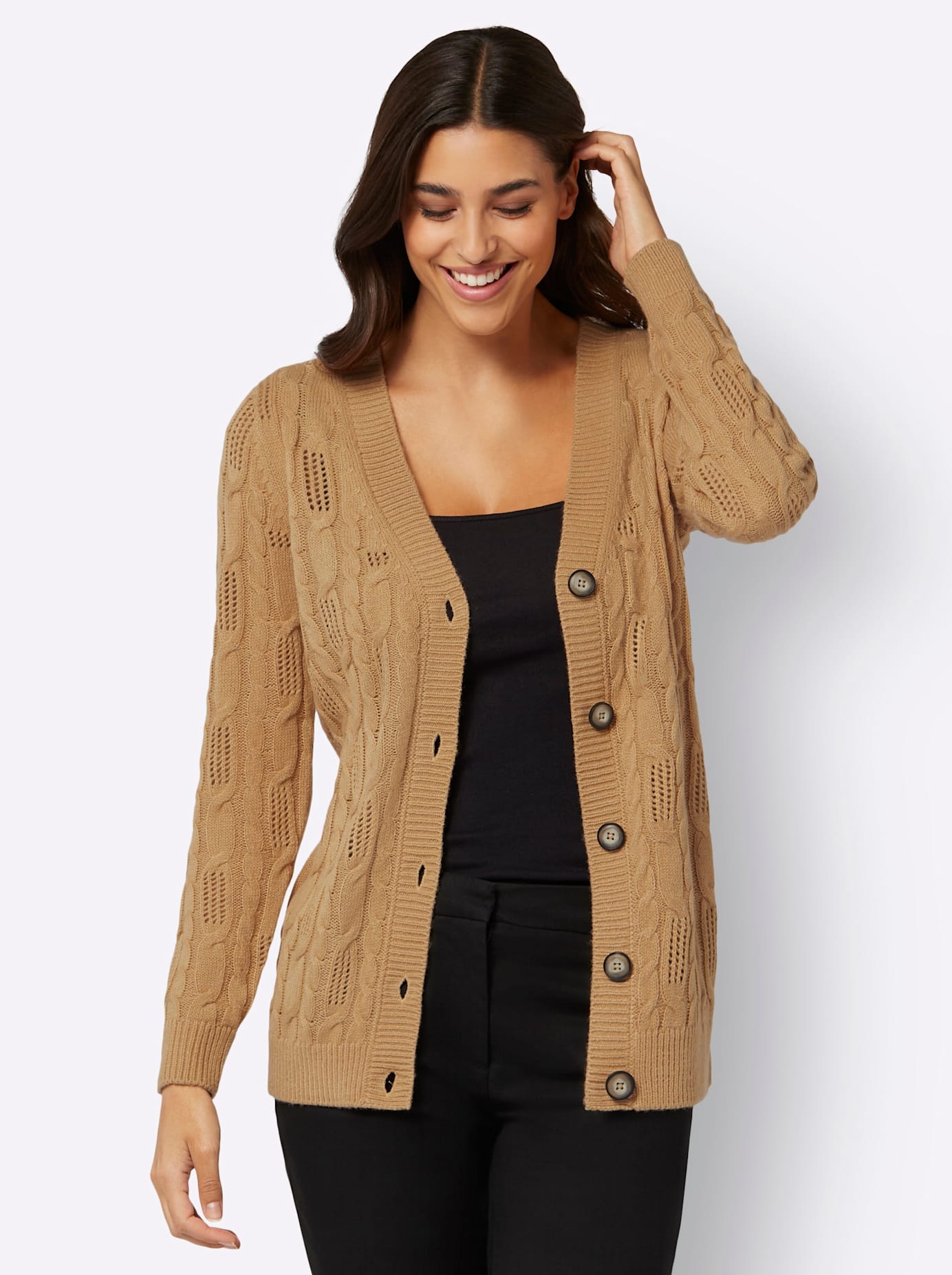 Classic Basics Strickjacke