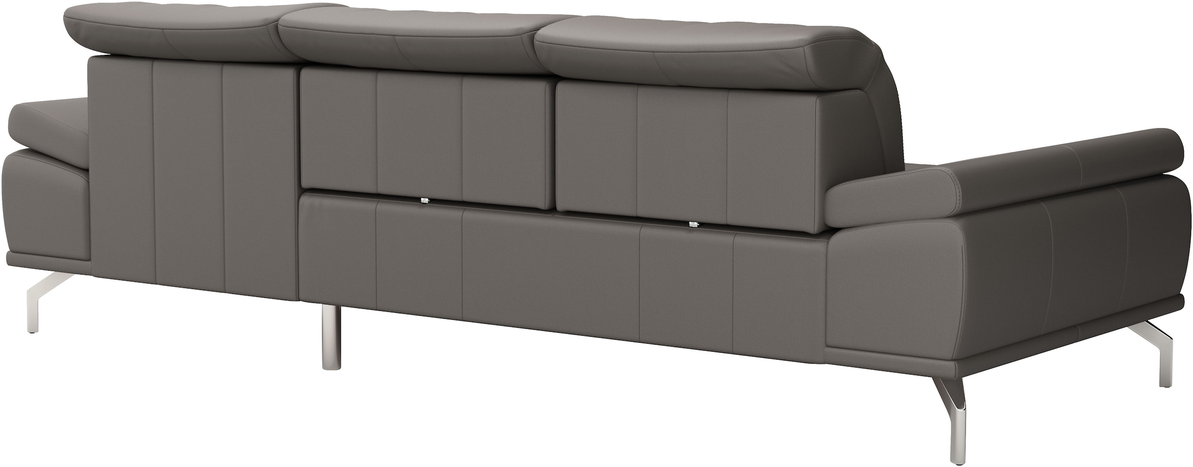 Places of Style Ecksofa »Caluna«, Inkl.Sitztiefenverstellung, wahlweise mit Kopf- und Armteilverstellung