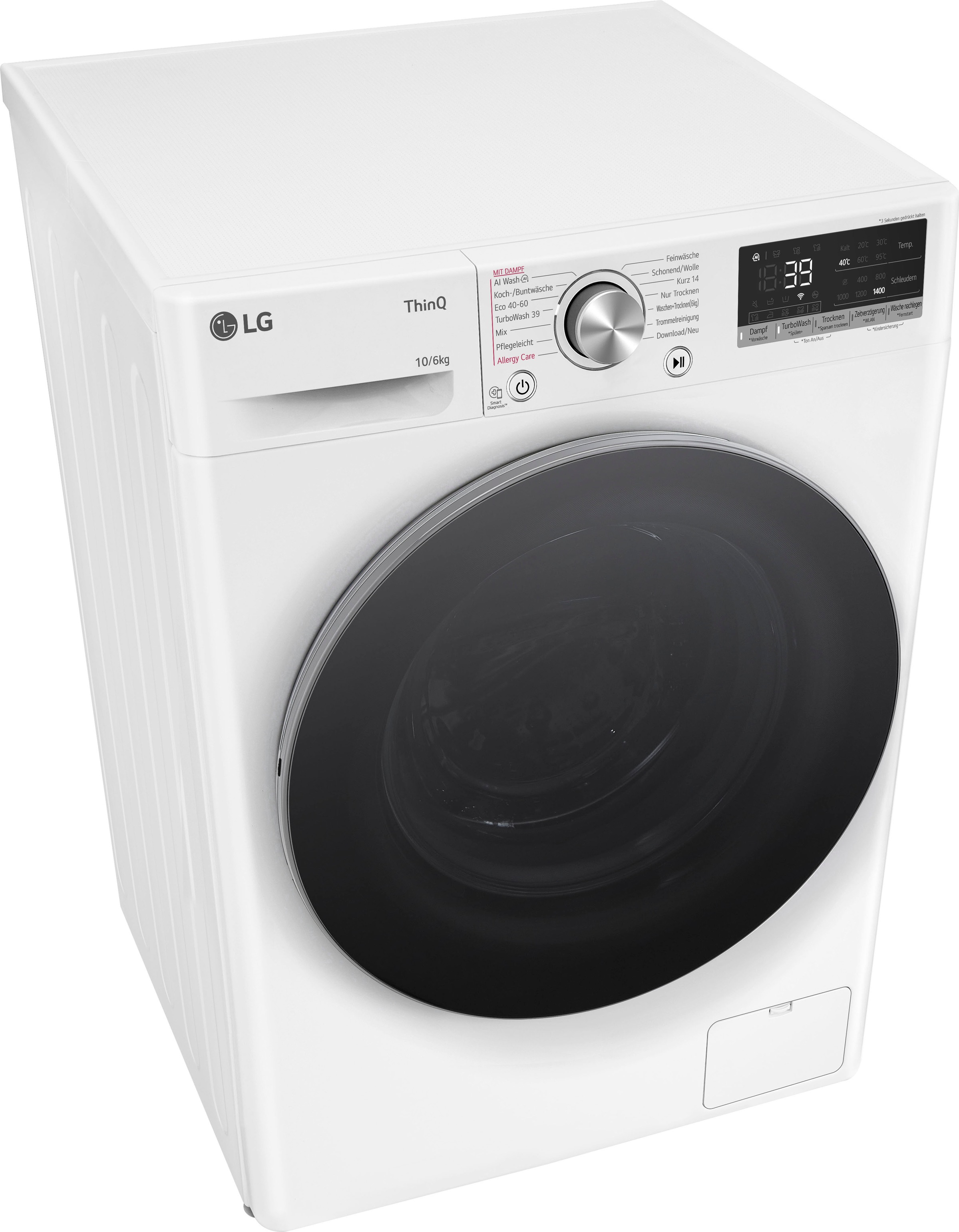 LG Waschtrockner "W4WR70X61" Serie 7 10 kg /6 kg 71 dB(A) günstig online kaufen