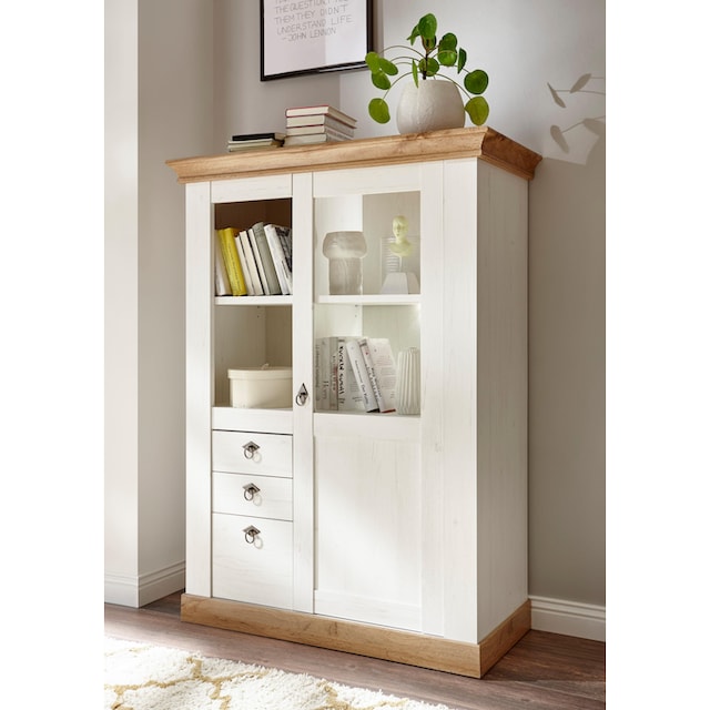 Home affaire Highboard »Cremona«, Höhe 139 cm | BAUR