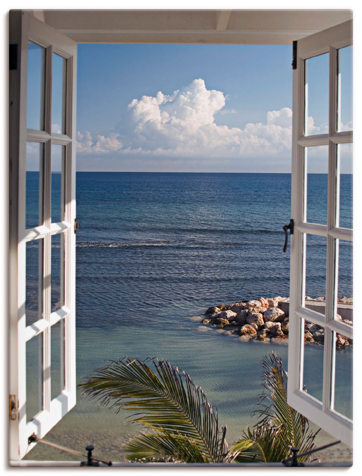 Artland Paveikslas »Fenster zum Paradies« Fens...