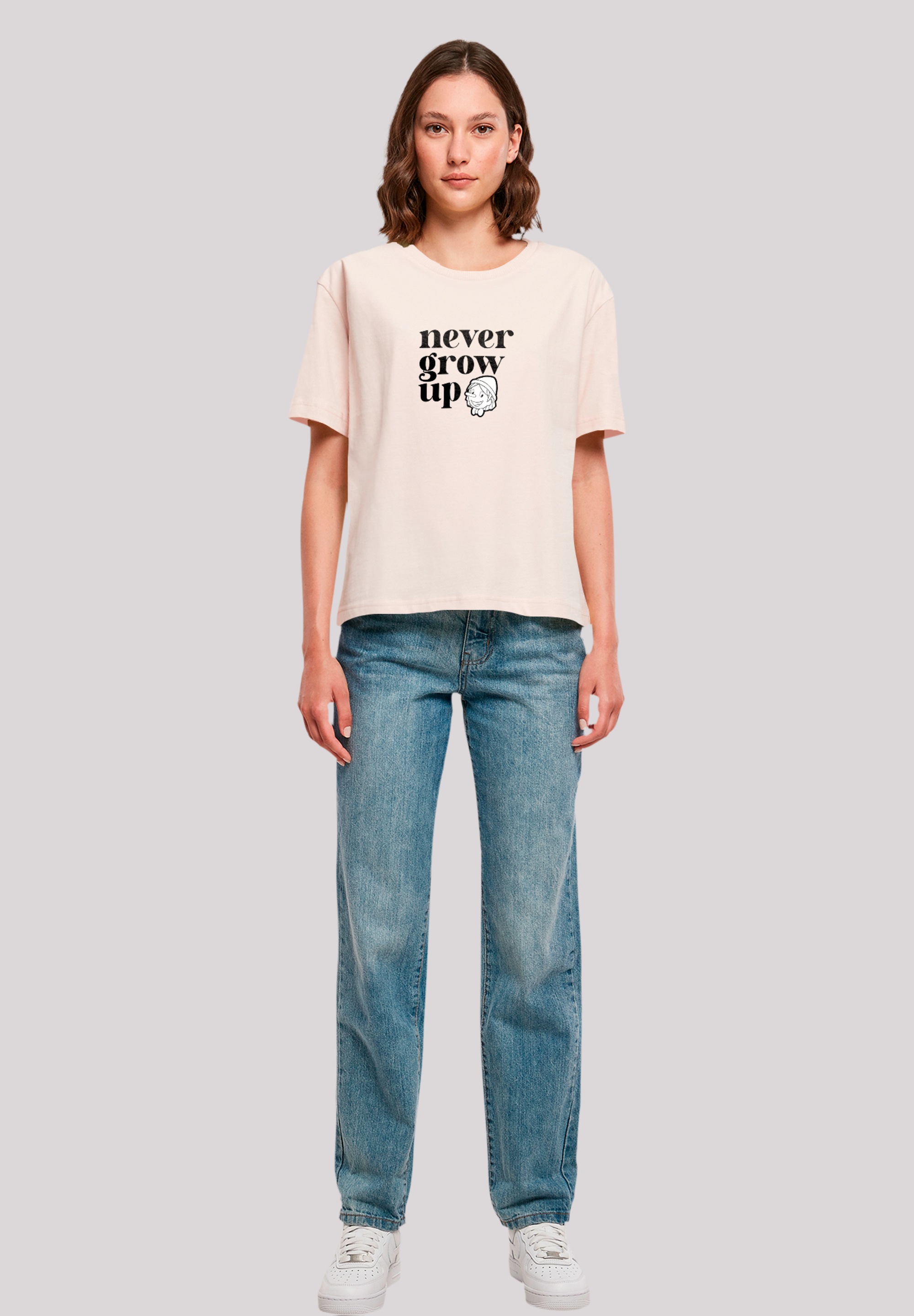 F4NT4STIC T-Shirt »Heroes of Childhood Pinocchio Never Grow Up«, Retro, Heroes of Childhood, TV Serie