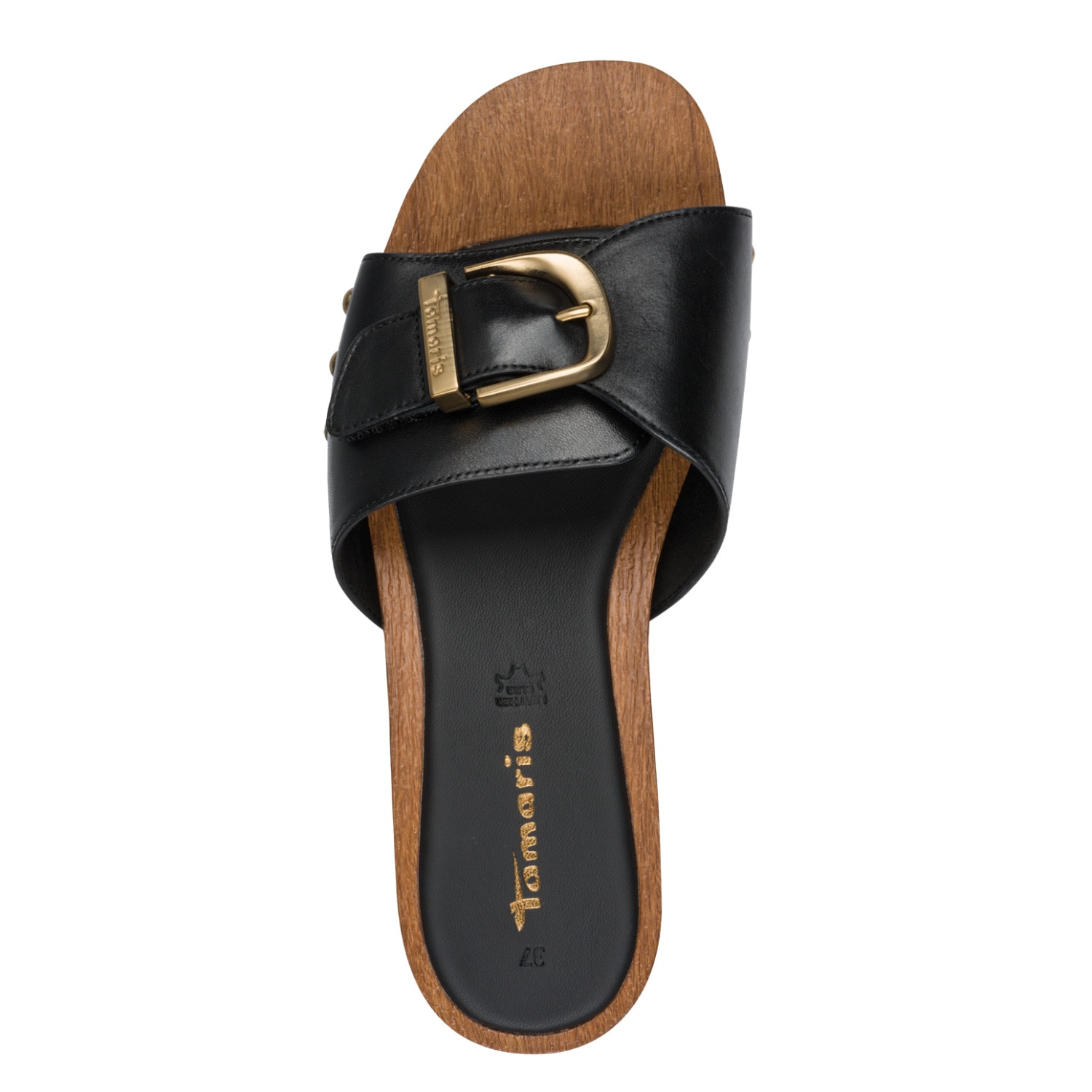 Tamaris Pantolette  Sommerschuh, Schlüpfschuh mit markanter Zierschnalle