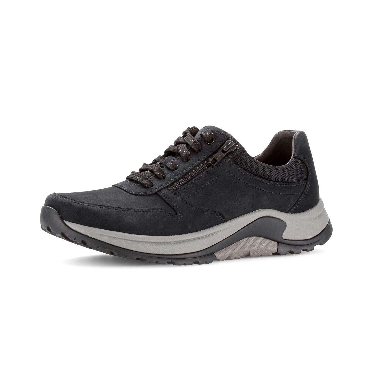 Gabor Sneaker "rollingsoft Sneaker low Materialmix Leder/Textil" günstig online kaufen