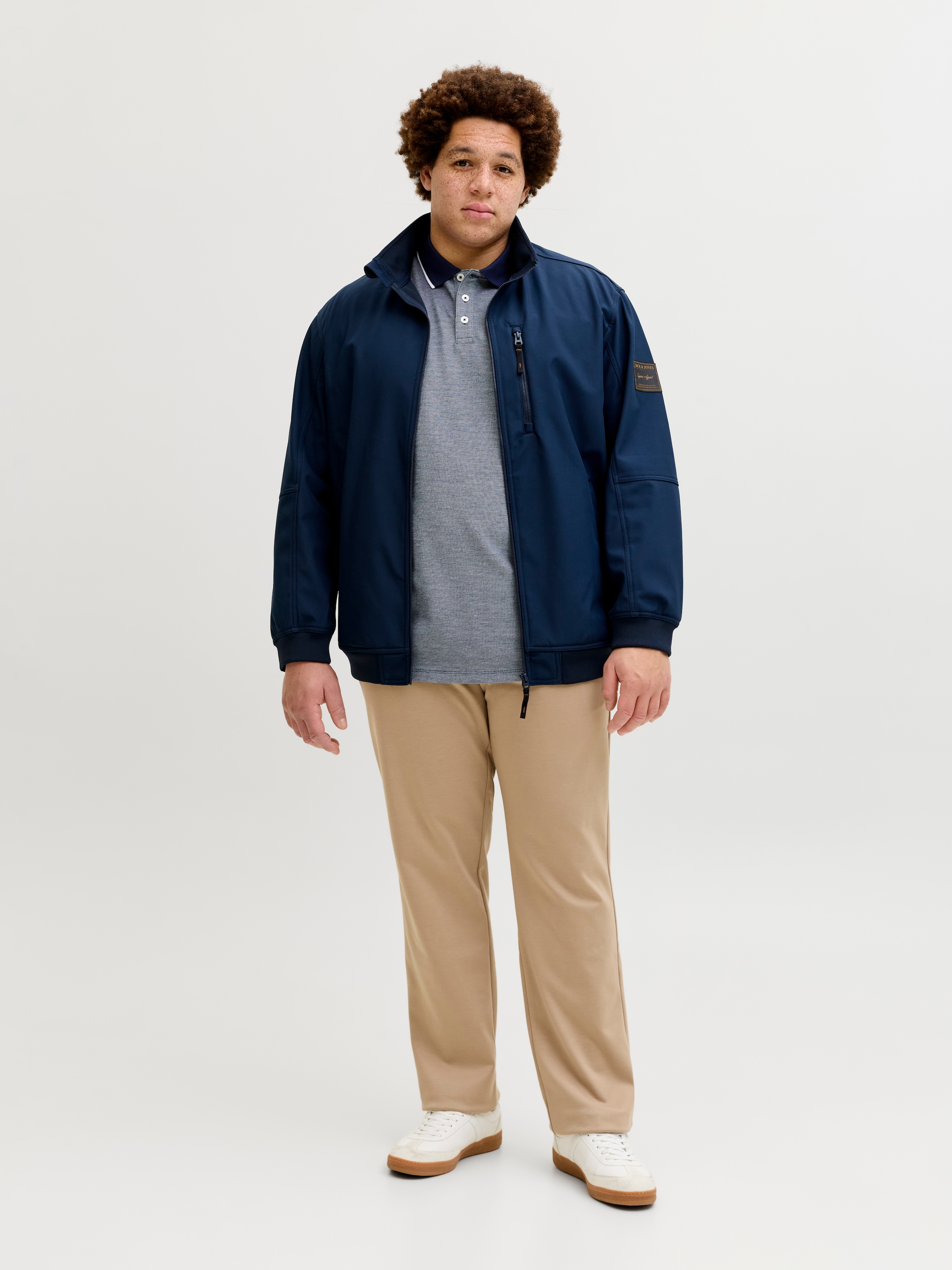 Jack & Jones PlusSize Poloshirt »JPRBLUALVES SS POLO PLS«