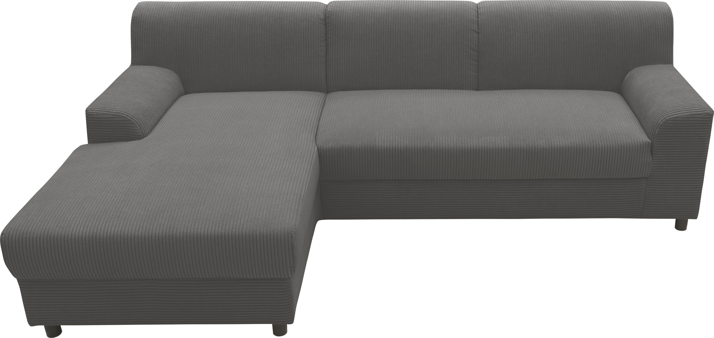 INOSIGN Ecksofa »Turah 2, L-Form, in Cord u. wasserabweisender Microfaser, Federkern«, B/T/H: 241/146/79 cm, incl. Zierkissen, wahlweise mit Bettfunktion