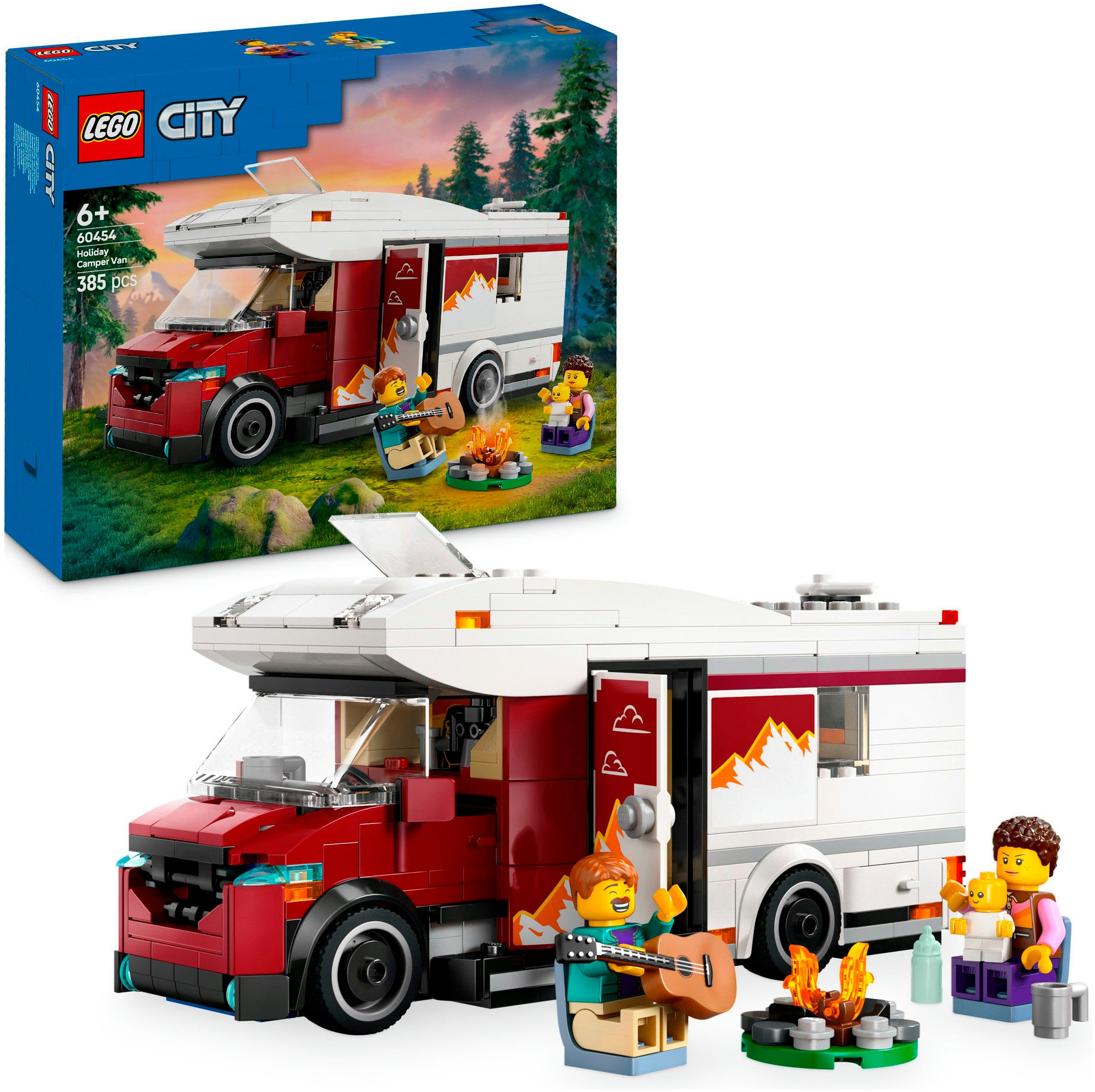 Konstruktionsspielsteine »Abenteuer-Wohnmobil (60454), LEGO City«, (385 St.), Made in...