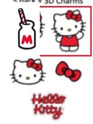 Crocs Schuhanstecker »Jibbitz™ Hello Kitty«, Bunte Schuh Charms mit Hello Kitty