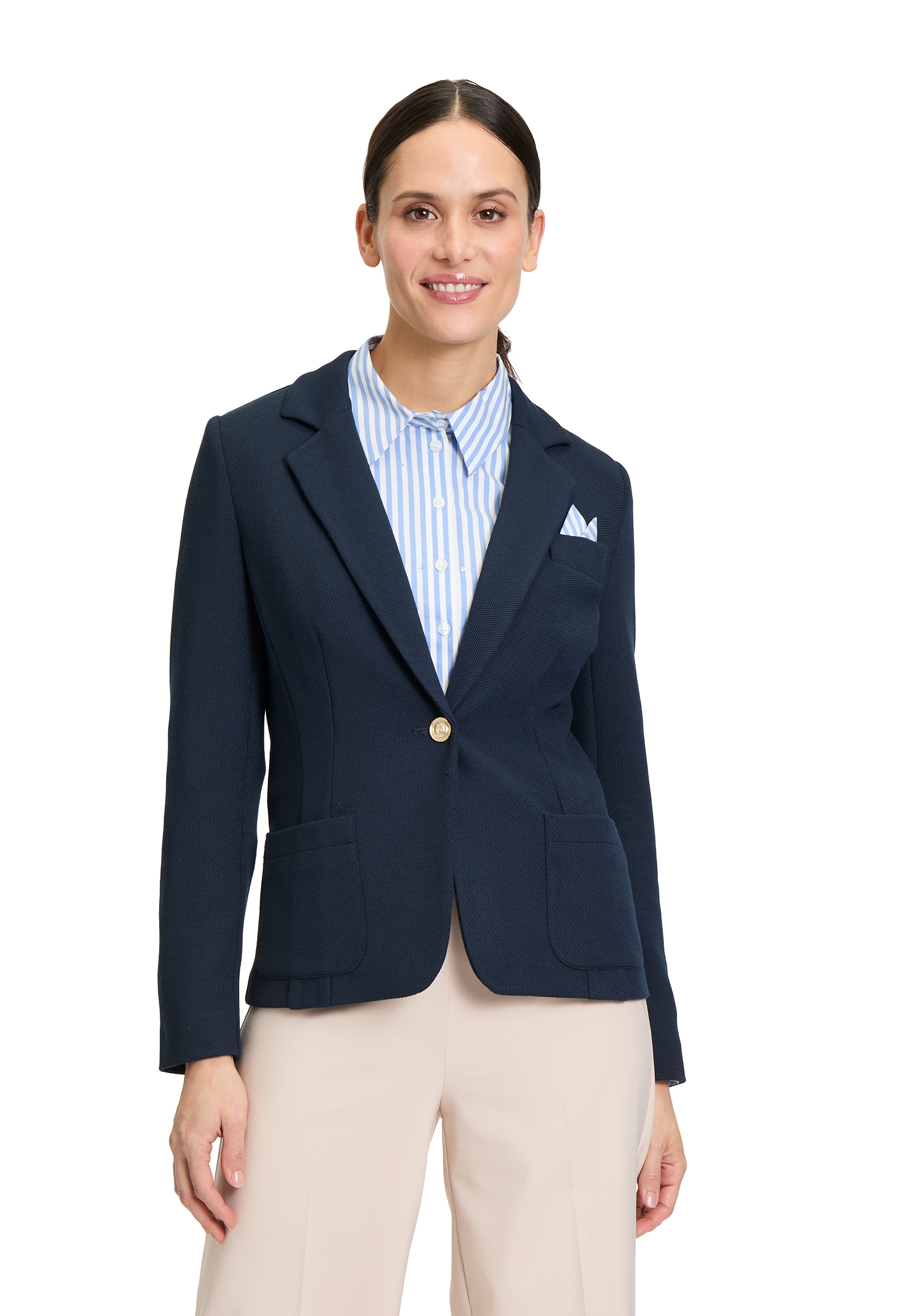 Betty Barclay Kurzblazer "Betty Barclay Damen Kurzblazer langarm", Material günstig online kaufen