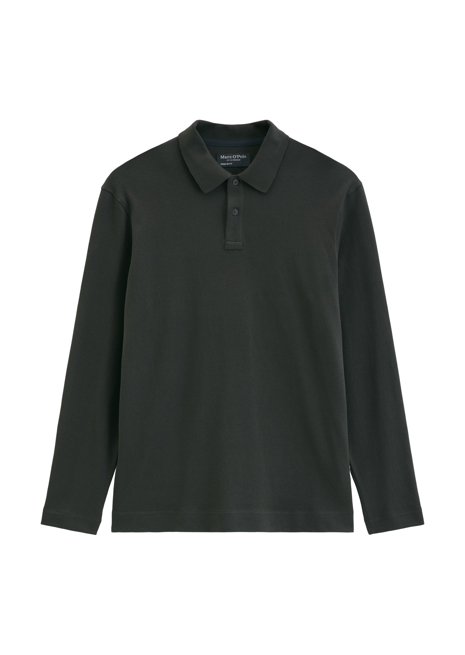 Marc O'Polo Langarm-Poloshirt »aus reiner Bio-Baumwolle«