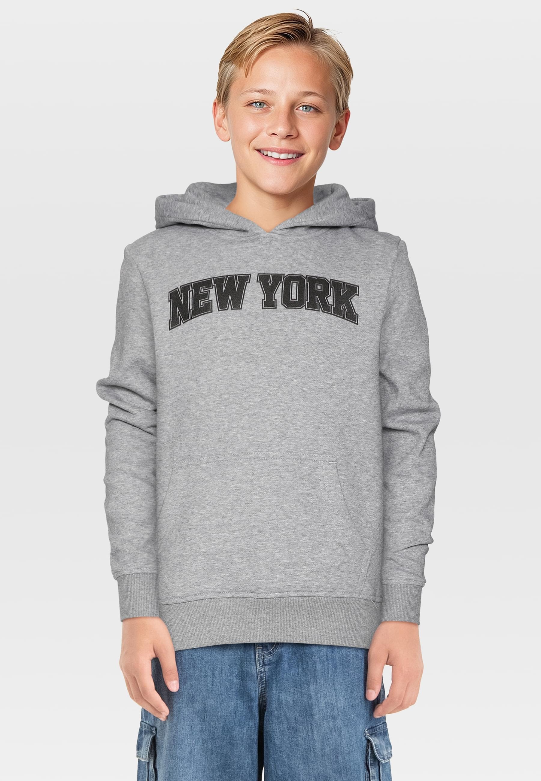 URBAN CLASSICS Kapuzensweatshirt »Urban Classics Hoody 2 Pack - langarm - Los Angeles & New York«, (1 tlg.)