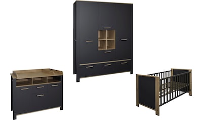 Babymöbel-Set »Tom«, (3 St., Wiko/Bett/Kleiderschrank)