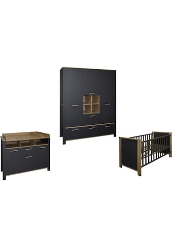 Babymöbel-Set »Tom«, (3 St., Wiko/Bett/Kleiderschrank)