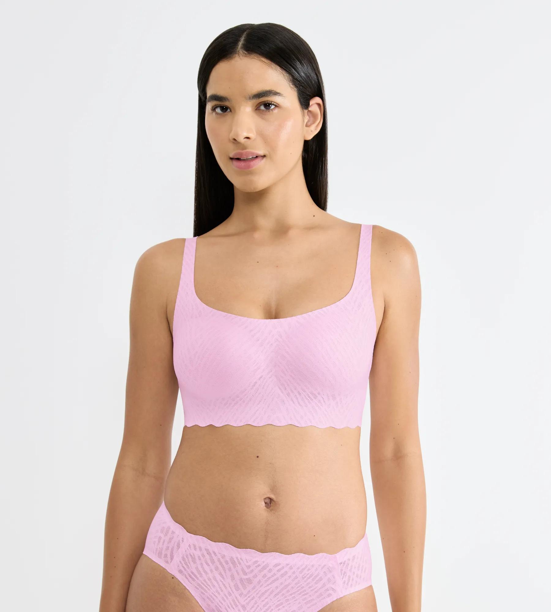 sloggi Bustier "ZERO Feel Bliss" mit herausnehmbaren, atmungsaktiven Pads und Stretch-Spitze