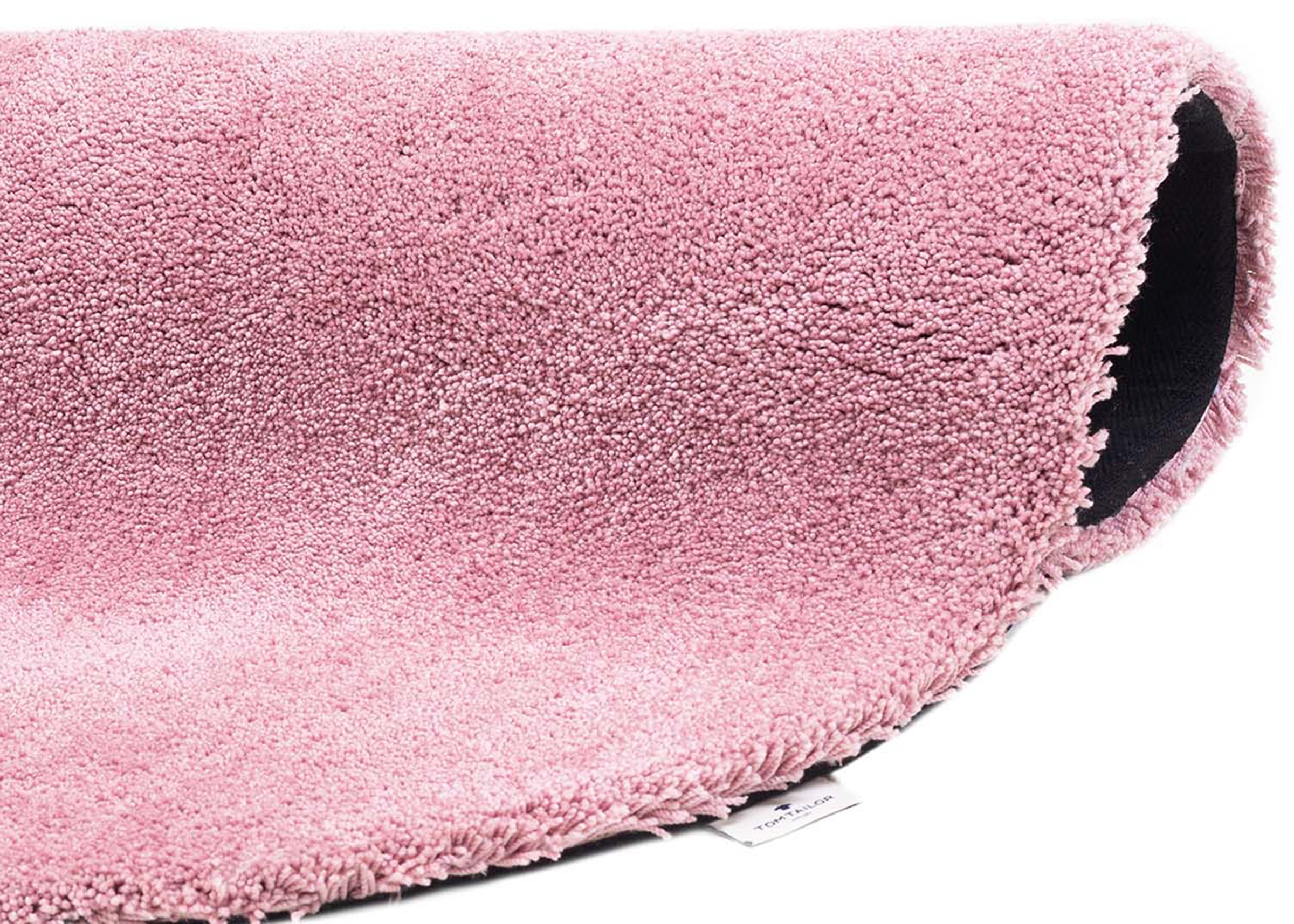 Hochflor-Teppich TOM TAILOR HOME "Shaggy Teppich Cozy", rosa, H:25mm Ø:190cm, Polyester, Teppiche, Uni Farben, auch in Pastell Farben, weich & kuschelig 3