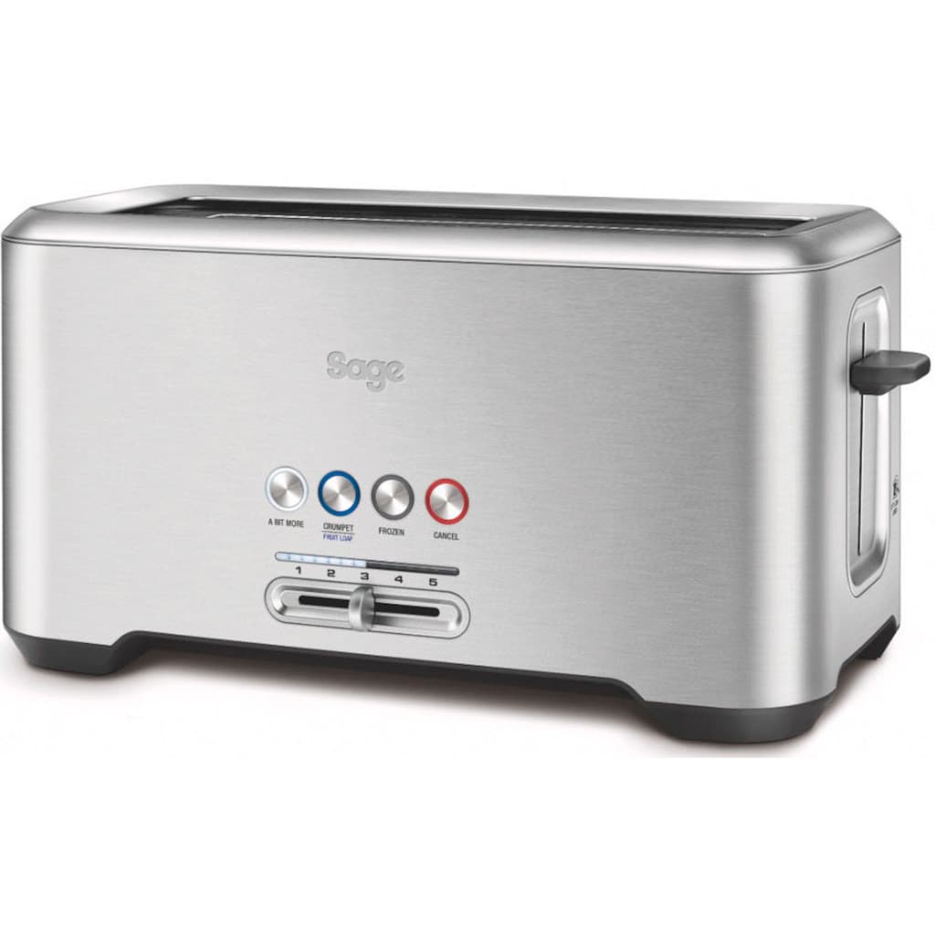 Sage Toaster »the Bit More, STA730BSS«, 4 lange Schlitze, 1800 W