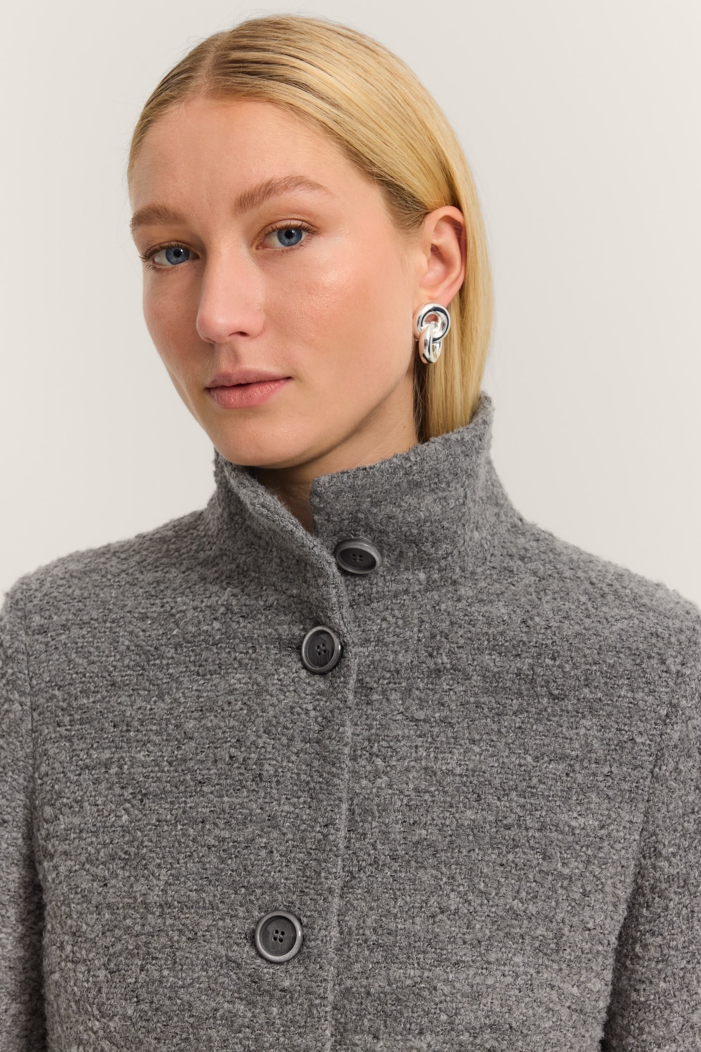 bugatti Wollmantel »Modern Fit«, mit Flexcity Stretch und Stehkragen