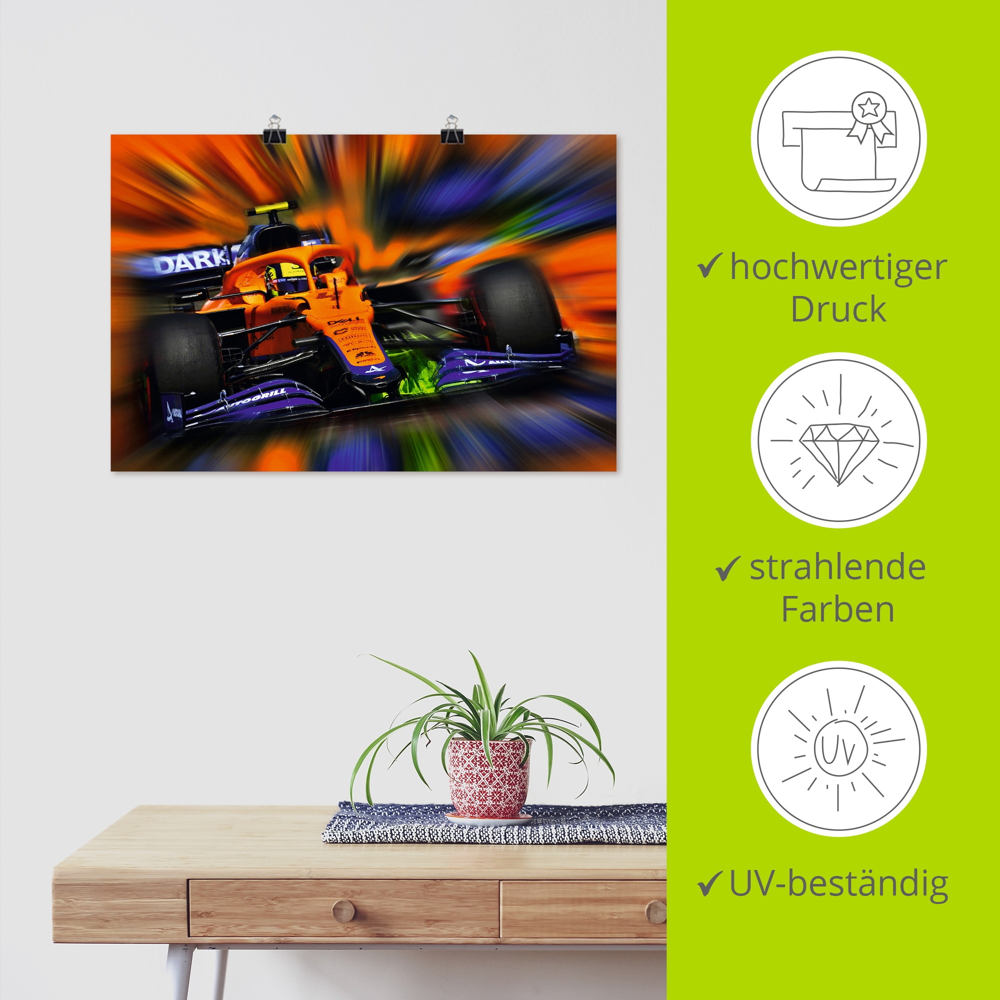 Artland Wandbild »Lando #4« Funsport 1 Stk. tlg. als Alubild, Leinwandbild, Poster, Wandaufkleber in verschied. Größen