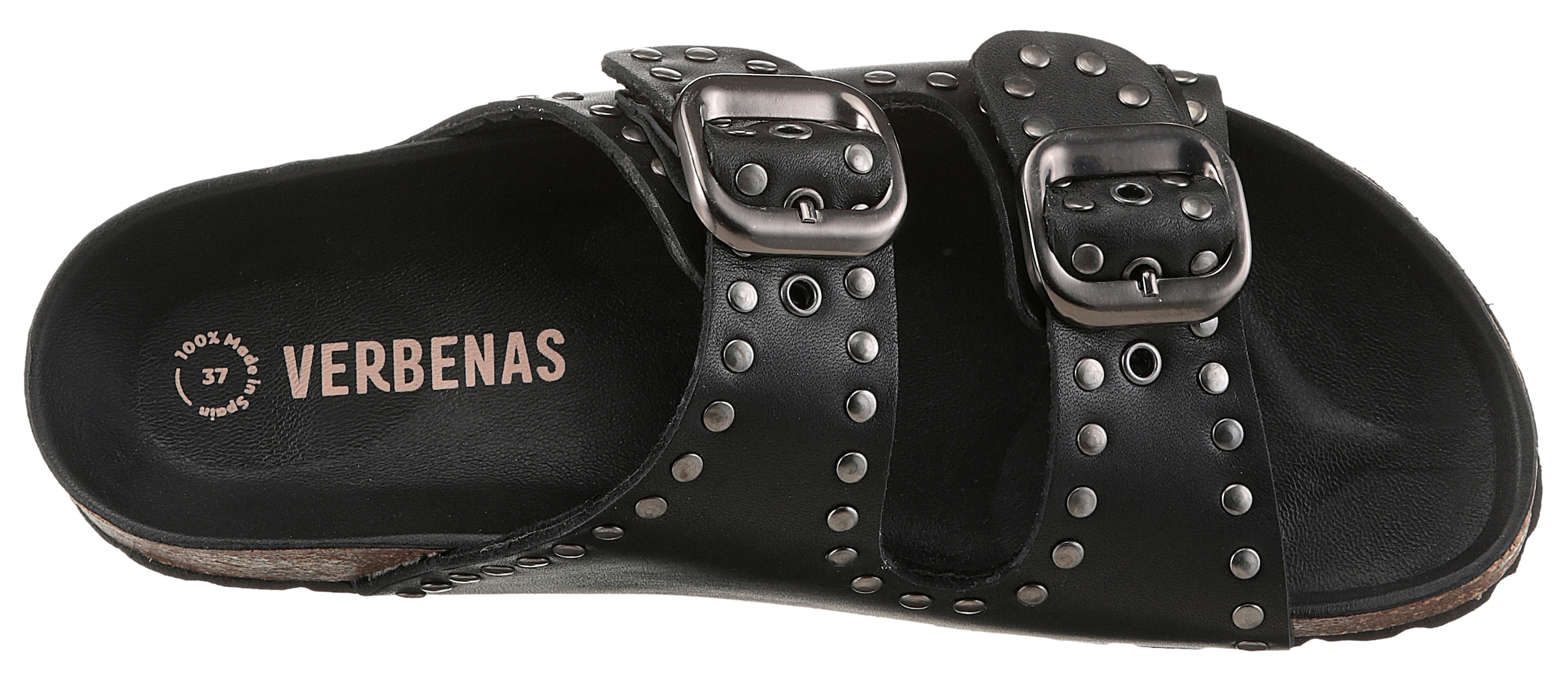 VERBENAS Pantolette »Randell Napa Tachas«, Sommerschuh, Freizeitschuh, Festivalschuh, Urlaubschuh, Hausschuh