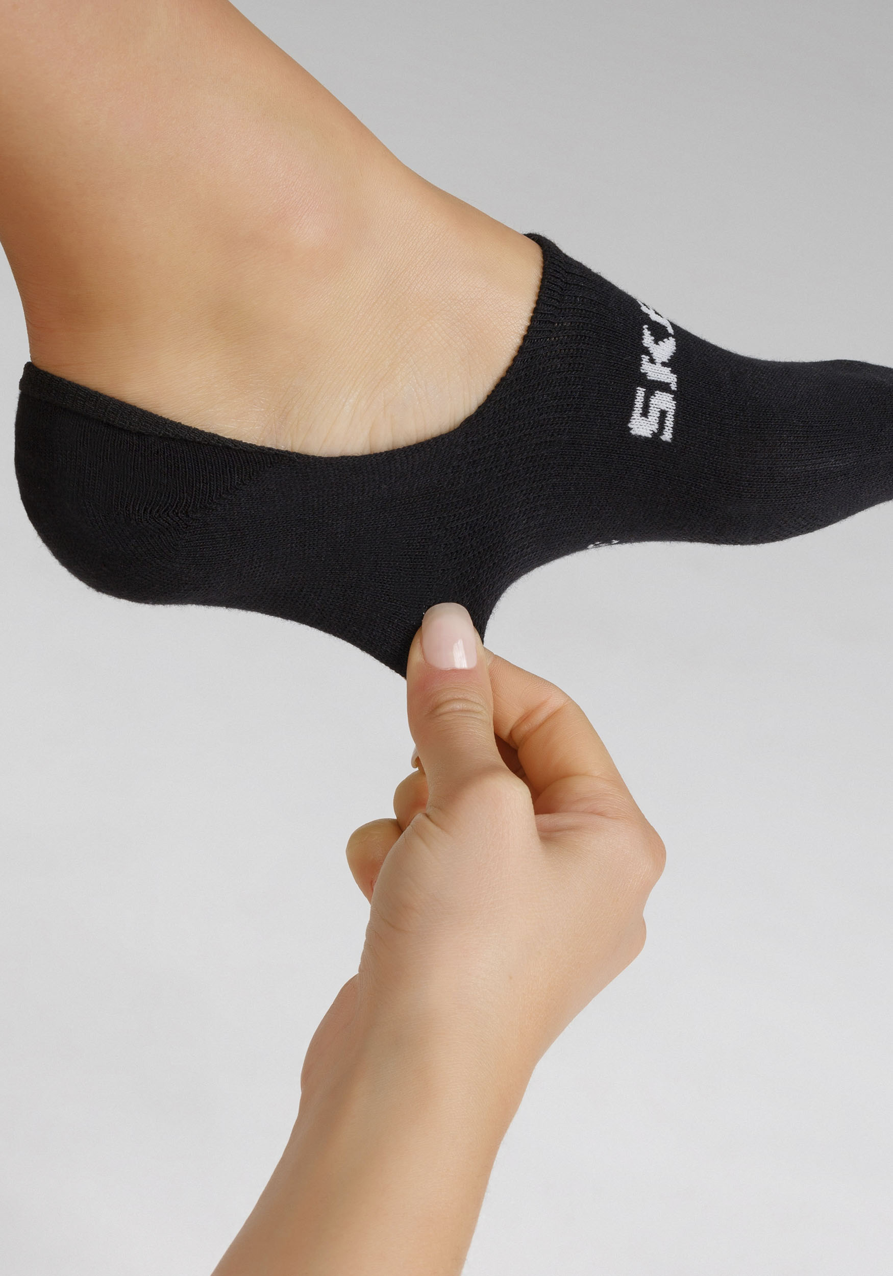 Thumbnail - Skechers Füßlinge "Invisible Mesh Ventilation", (6 Paar), No Show Socks, druckfreier Bund, atmungsaktiv