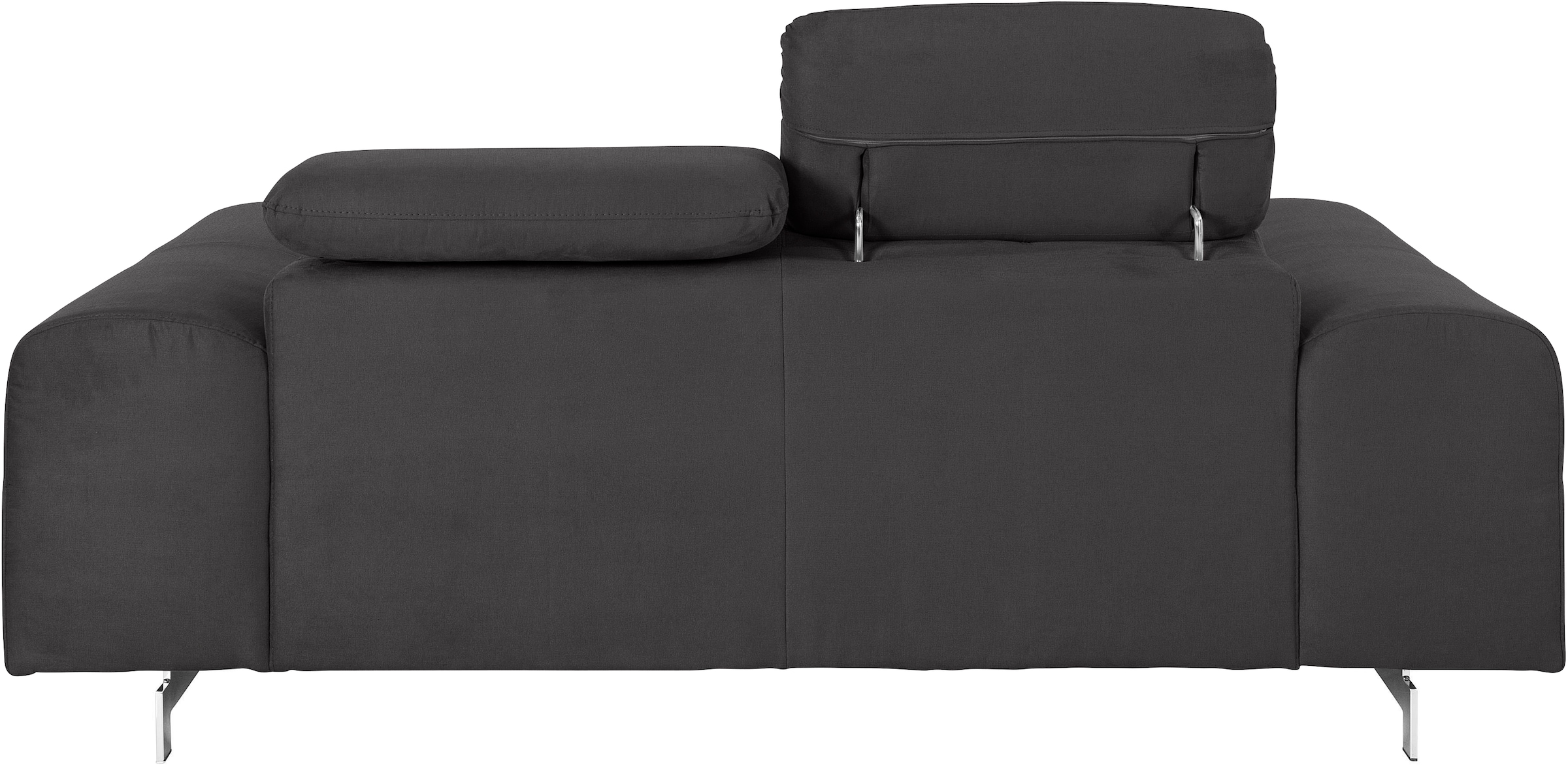 COTTA 2-Sitzer »Chef«, Big-Sofa mit Kopfteilverstellung, edle Metallkufen