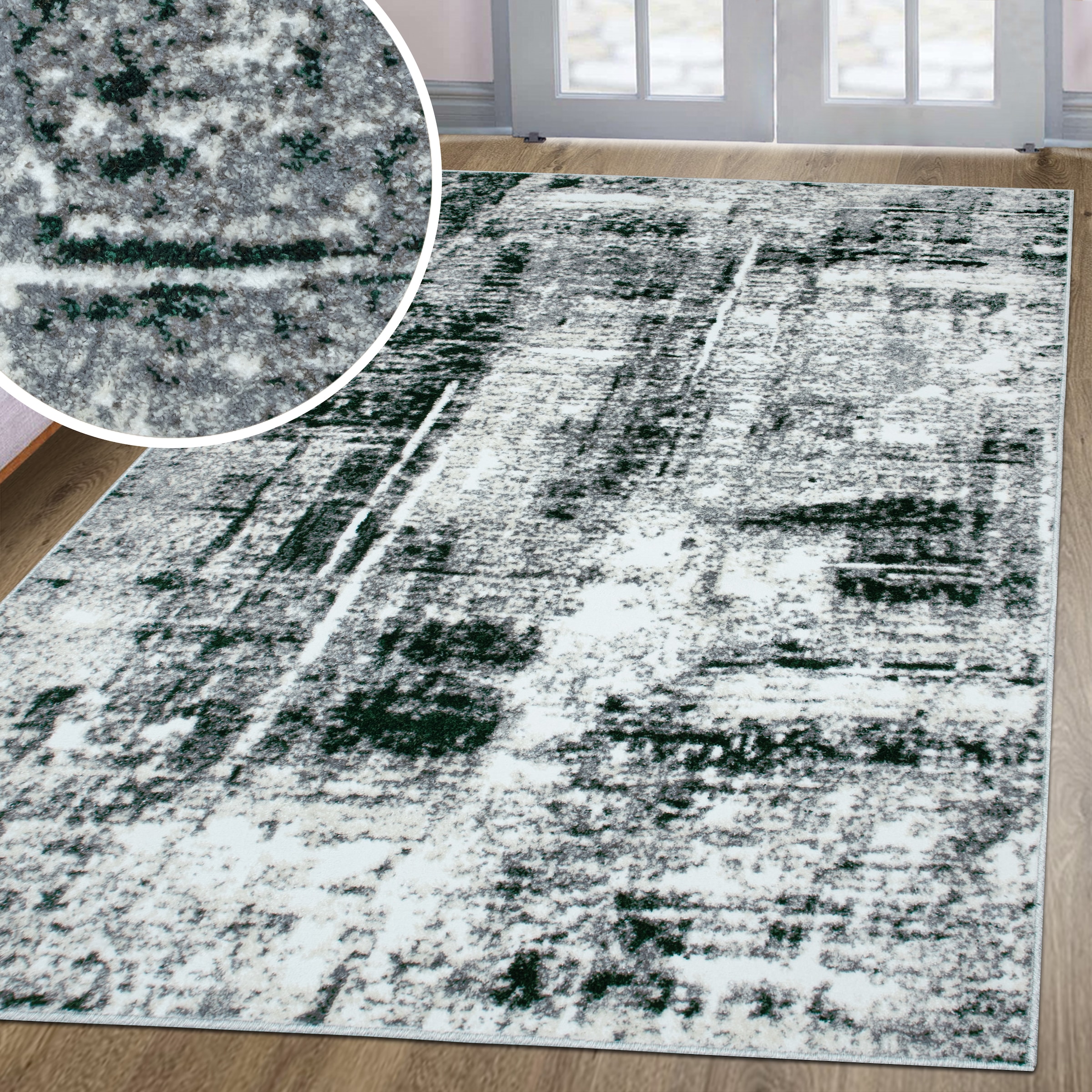 OTTO home Teppich "Salsa" rechteckig 9 mm Höhe mit besonders weichem Flor, günstig online kaufen