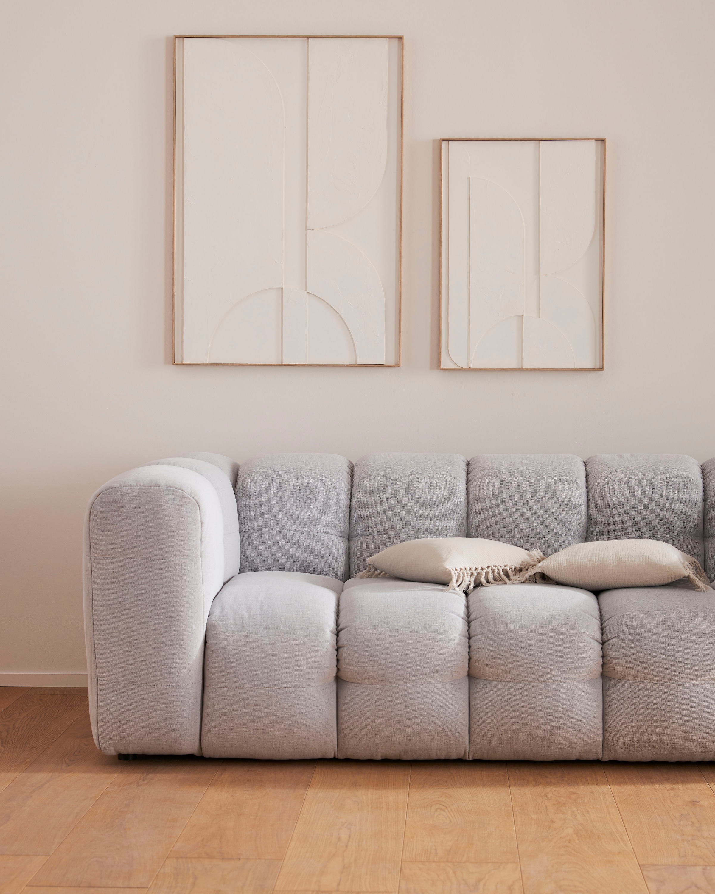 LeGer Home by Lena Gercke 3-Sitzer »TALISHA«, moderne Steppung, hoher Sitzkomfort