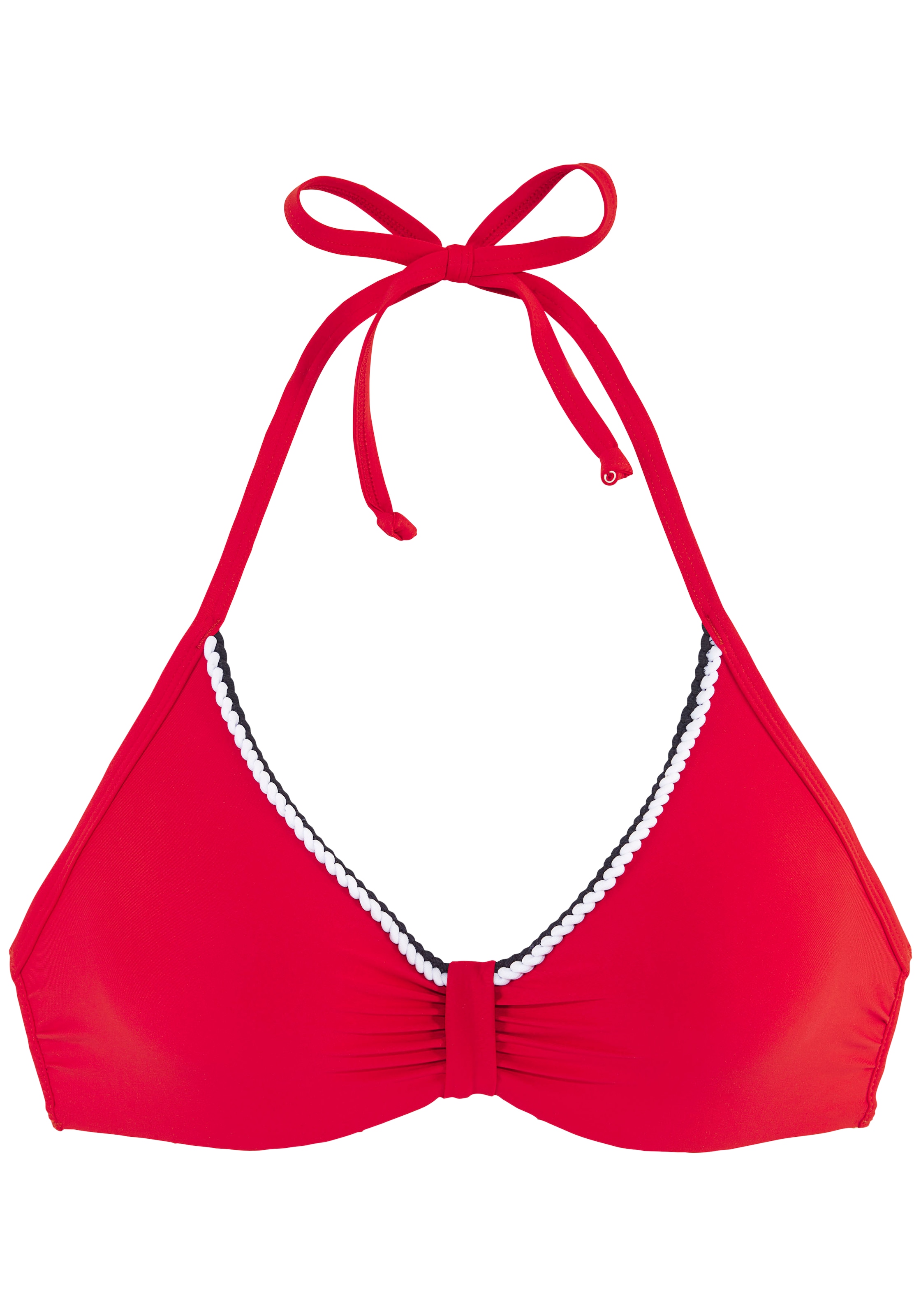 s.Oliver Bügel-Bikini-Top »Junis«, mit geflochtenen Details