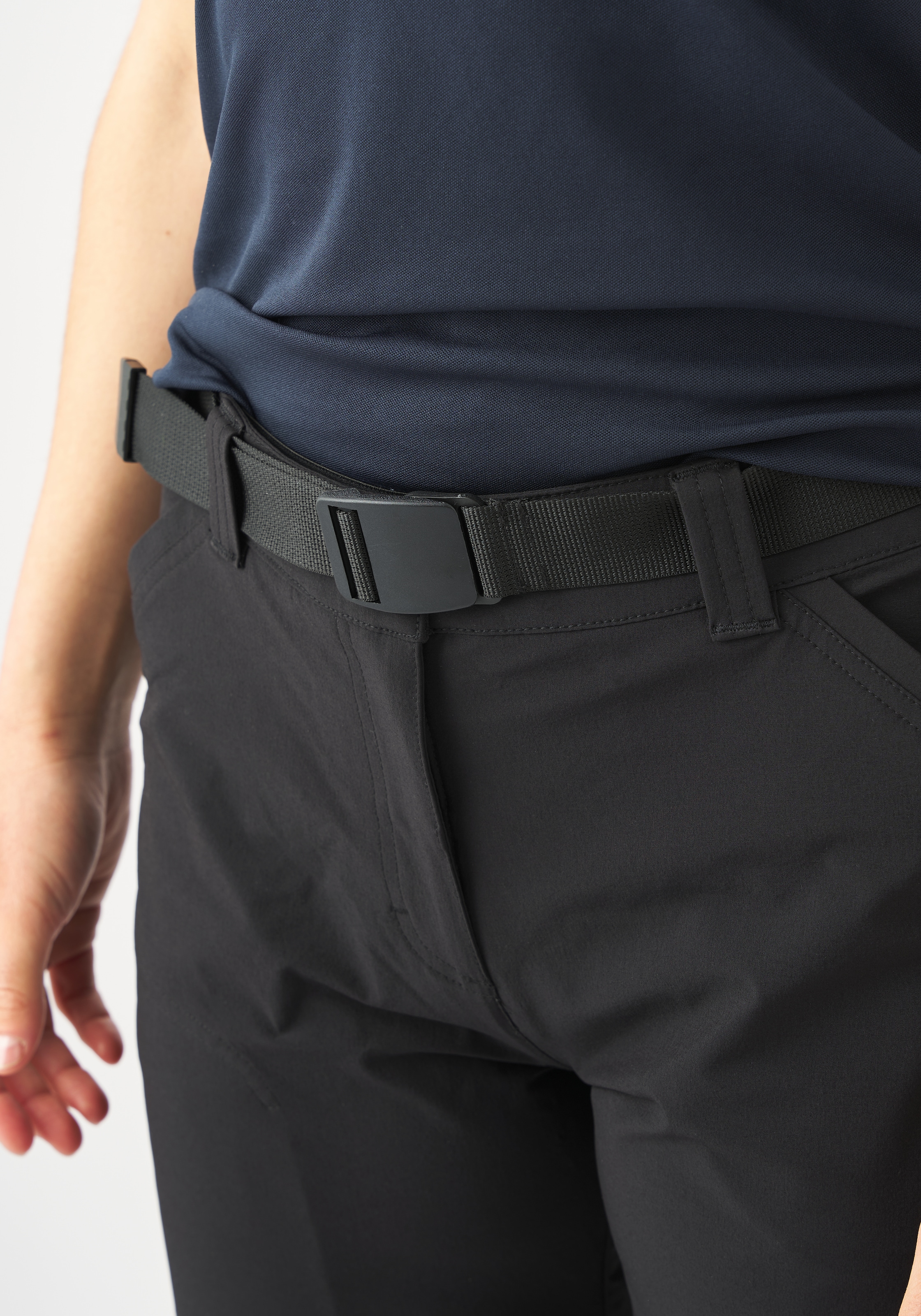 Gonso Fahrradhose »Ruth«  Damen zipp-off Radhose mit Sitzpolster und Gürtel, wasserabweisend